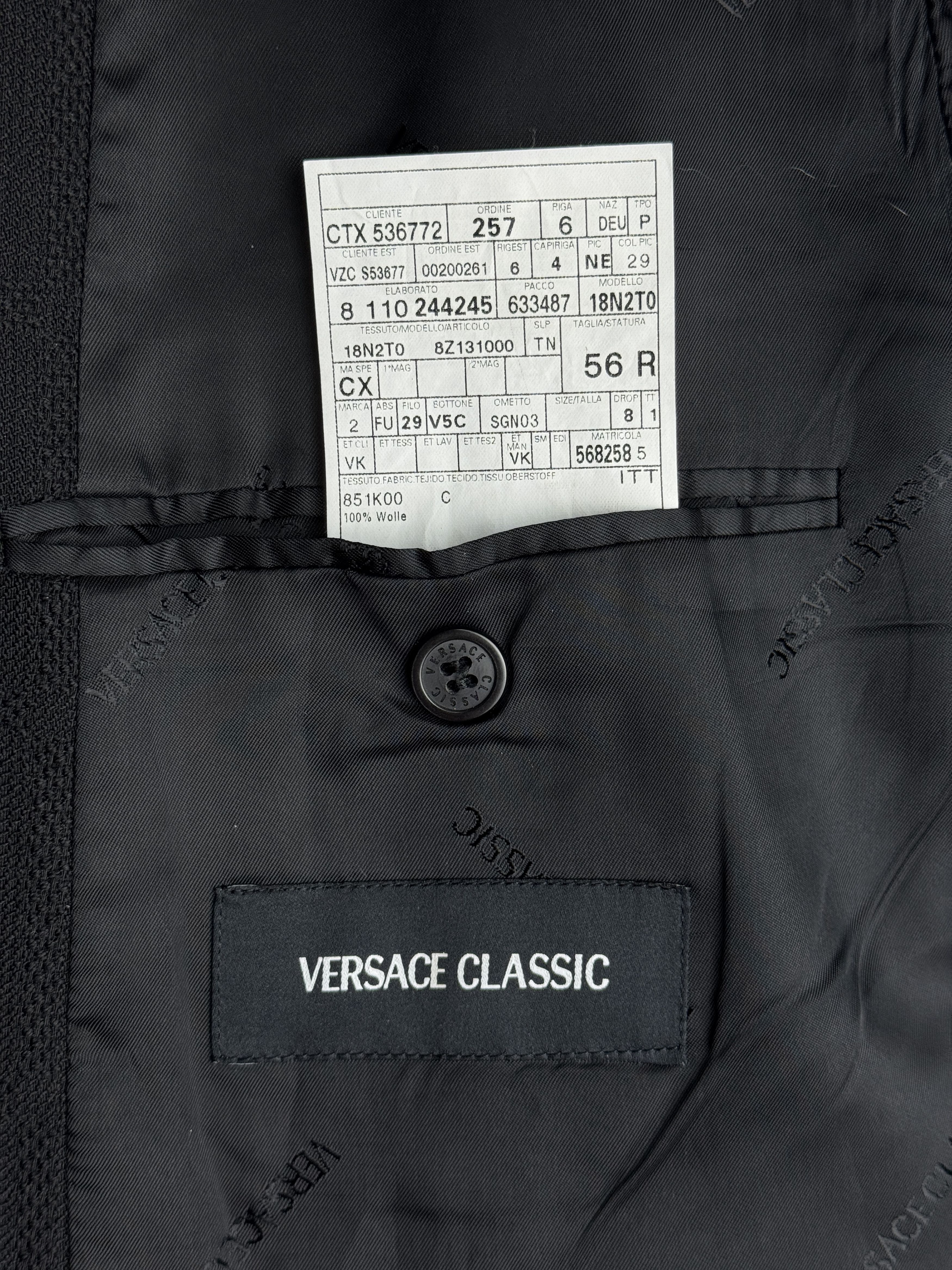 Versace VERSACE CLASSIC men’s wool suit jacket Size 54R - 2 Thumbnail