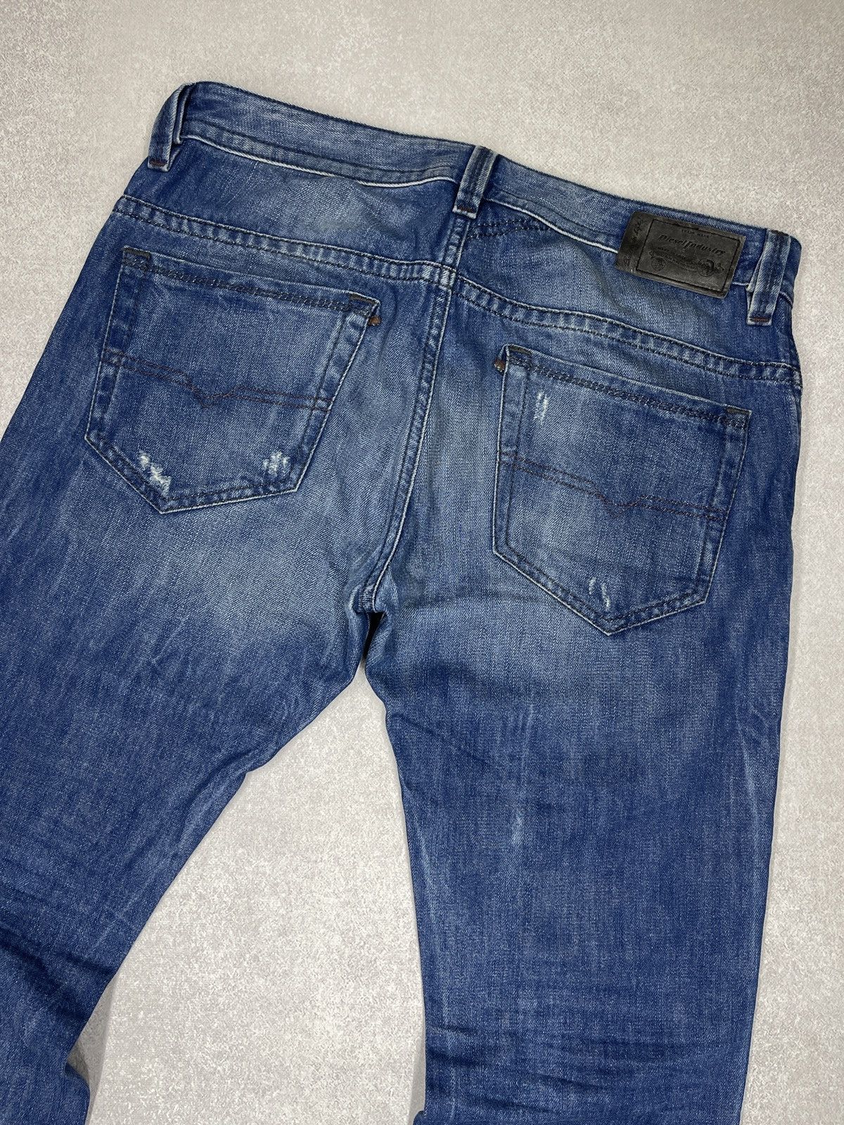 Diesel Mens Diesel Thavar Denim Jeans Blue Y2K Size US 32 / EU 48 - 3 Thumbnail