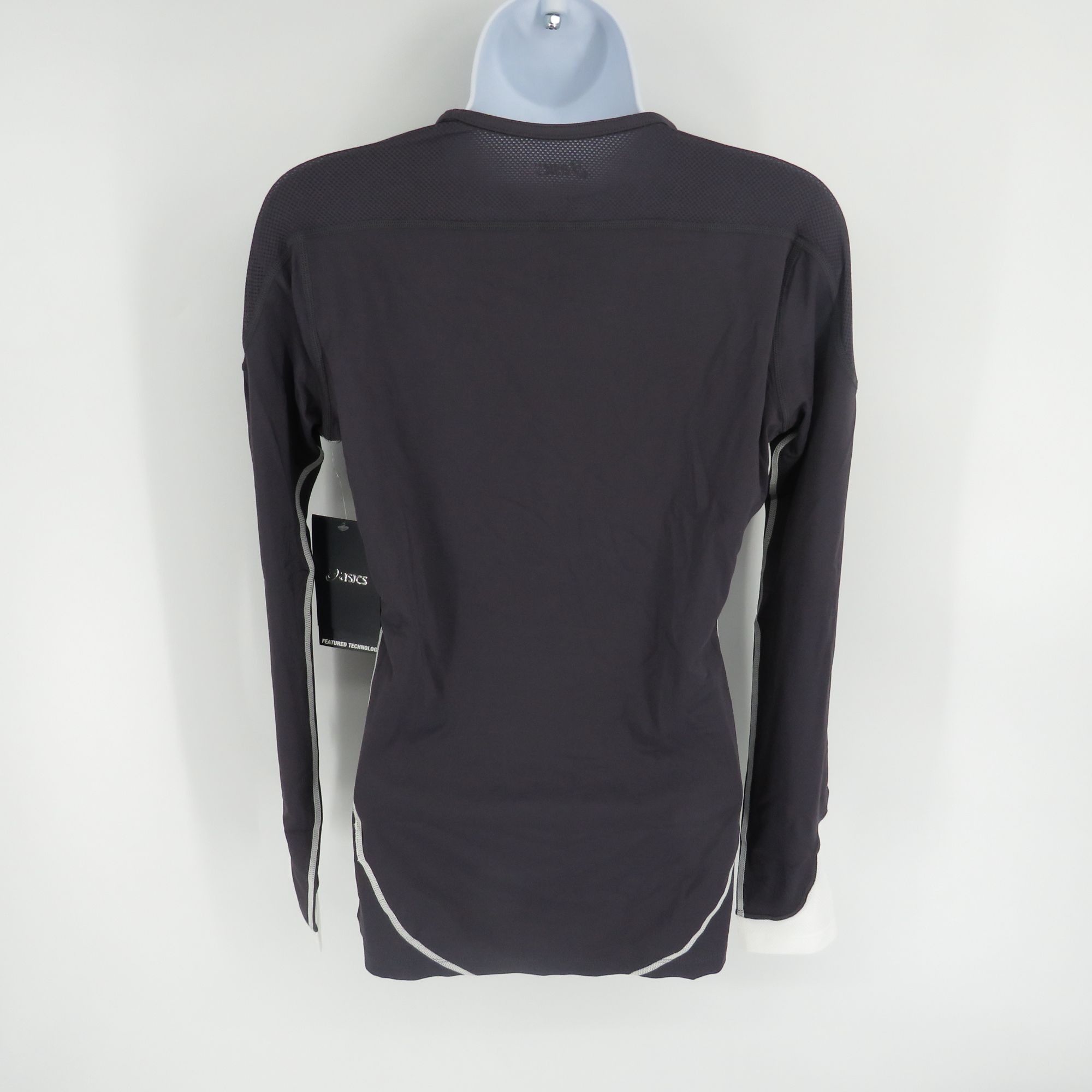 Asics Asics Womens Long-Sleeve Performance Top Gray Medium Ventila Size M / US 6-8 / IT 42-44 - 4 Thumbnail