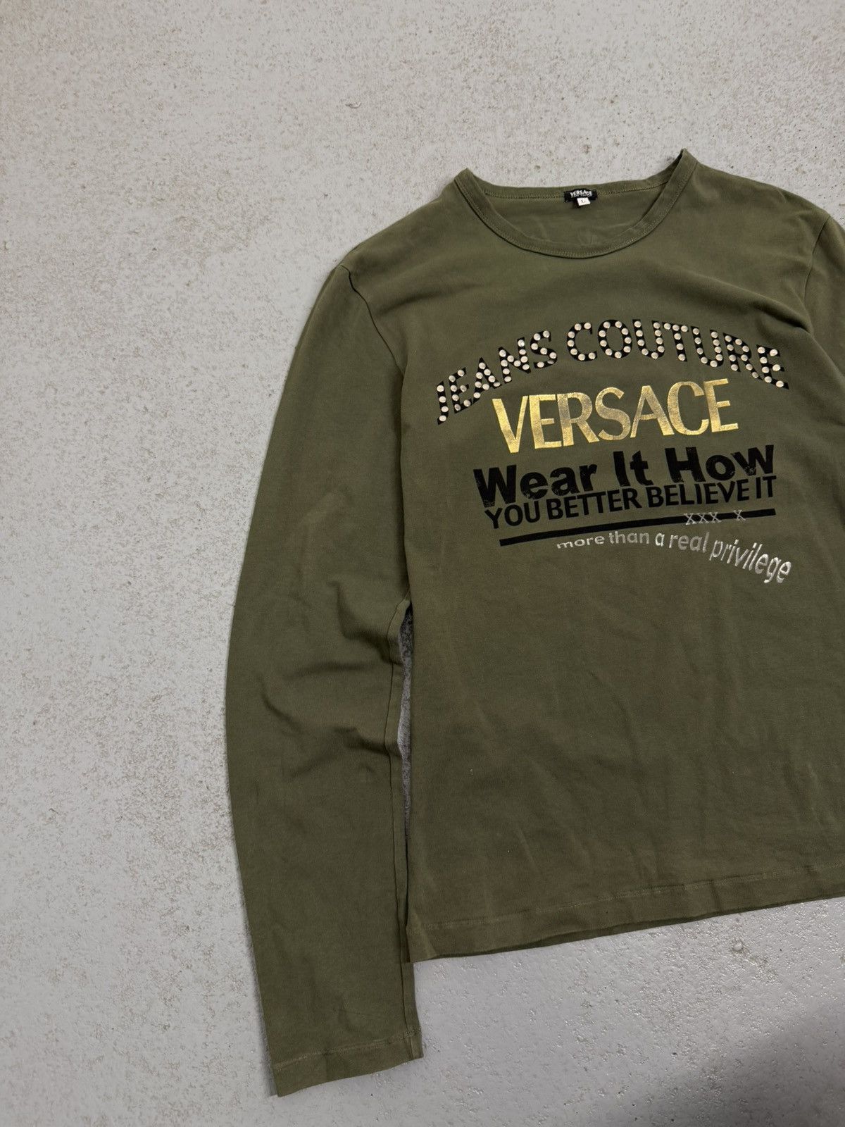 Versace Jeans Couture Versace Jeans Couture 00s Wear It How Longsleeve Size US L / EU 52-54 / 3 - 5 Thumbnail