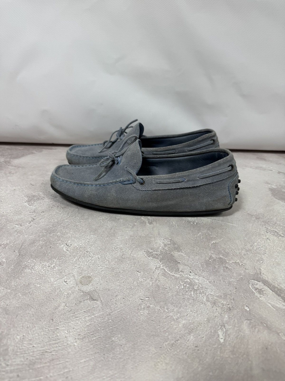 Tod's Tod's Distressed Suede Loafer Size US 7.5 / EU 40-41 - 3 Thumbnail