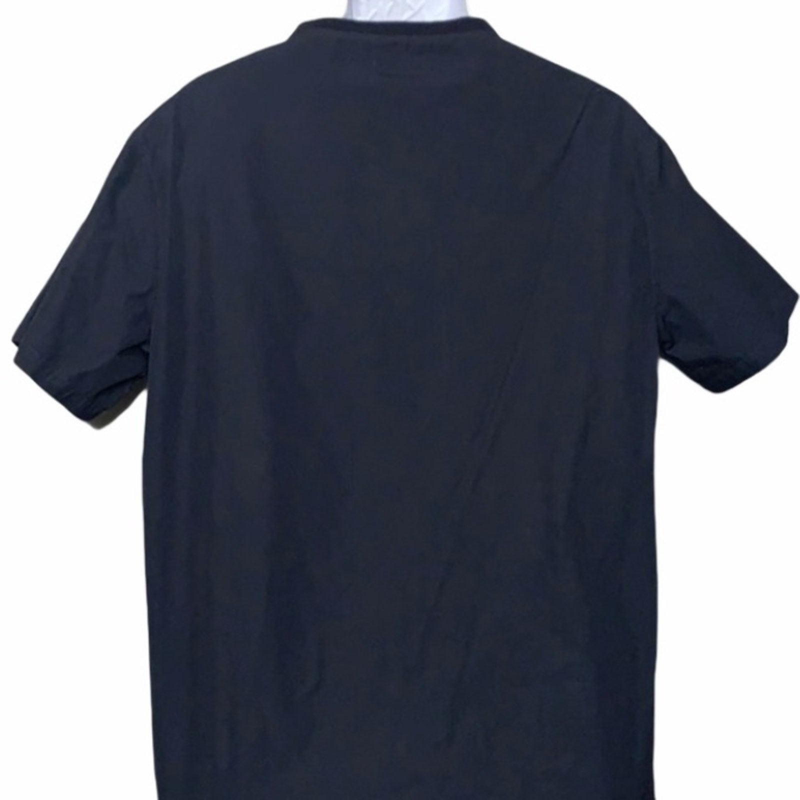 The Rail The Rail Navy Blue Cotton Short Sleeve T-Shirt Medium Mens Size US M / EU 48-50 / 2 - 5 Thumbnail