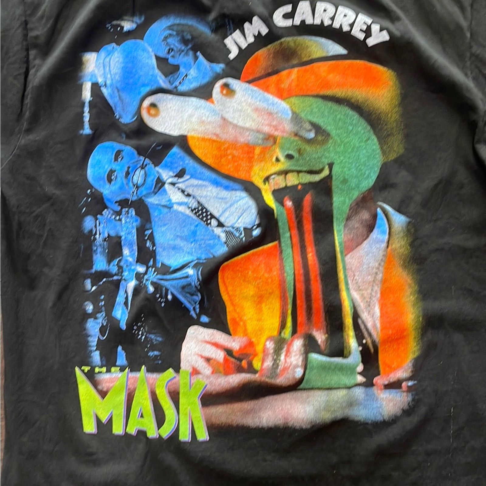 Vintage The Mask Movie Single Stitch Tee XL Size US XL / EU 56 / 4 - 6 Thumbnail