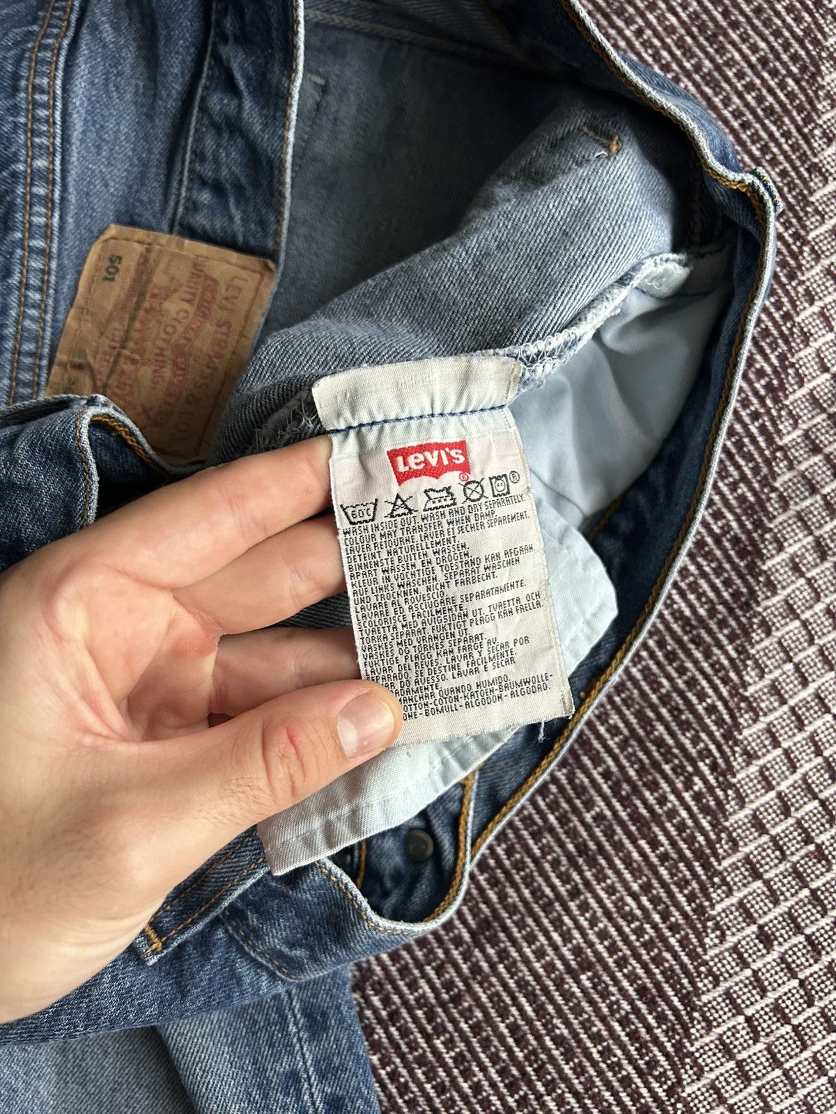 Levi's Vintage Levis 501 USA Denim Jeans Washed Streetwear W36 L32 Size US 36 / EU 52 - 11 Thumbnail