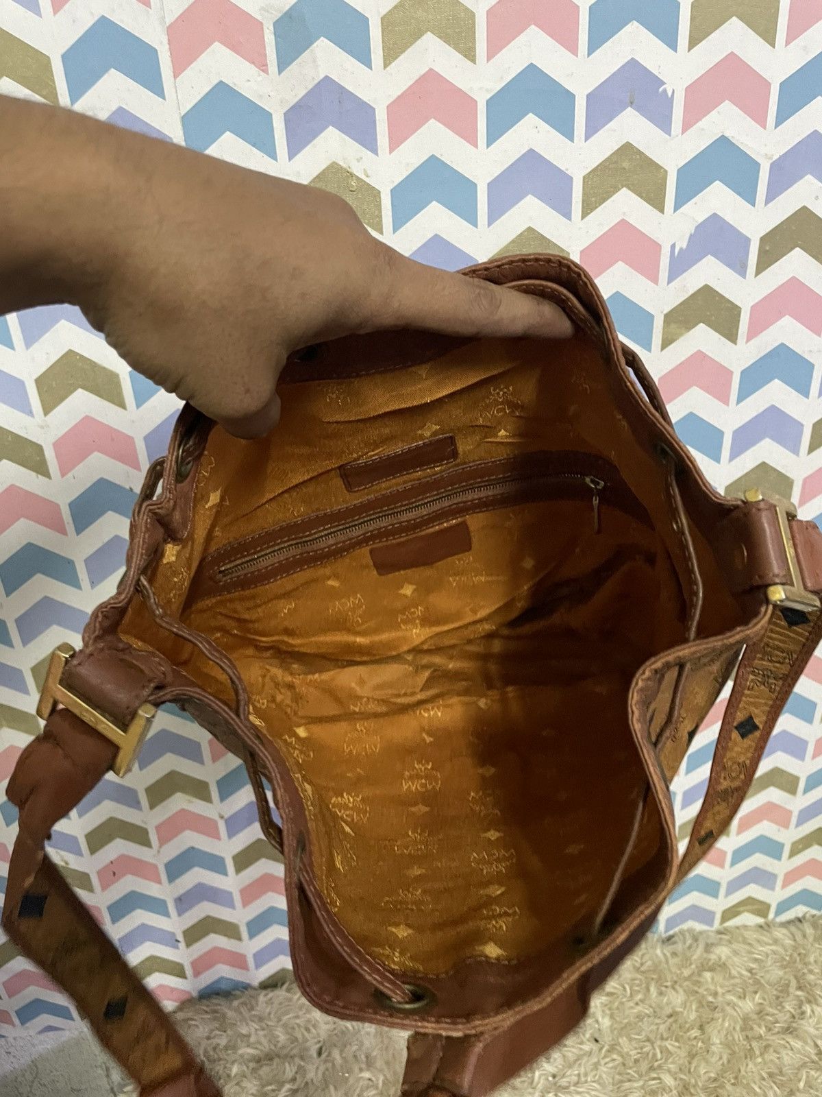 MCM MCM Monogram Bucket Shoulder Size ONE SIZE - 3 Thumbnail