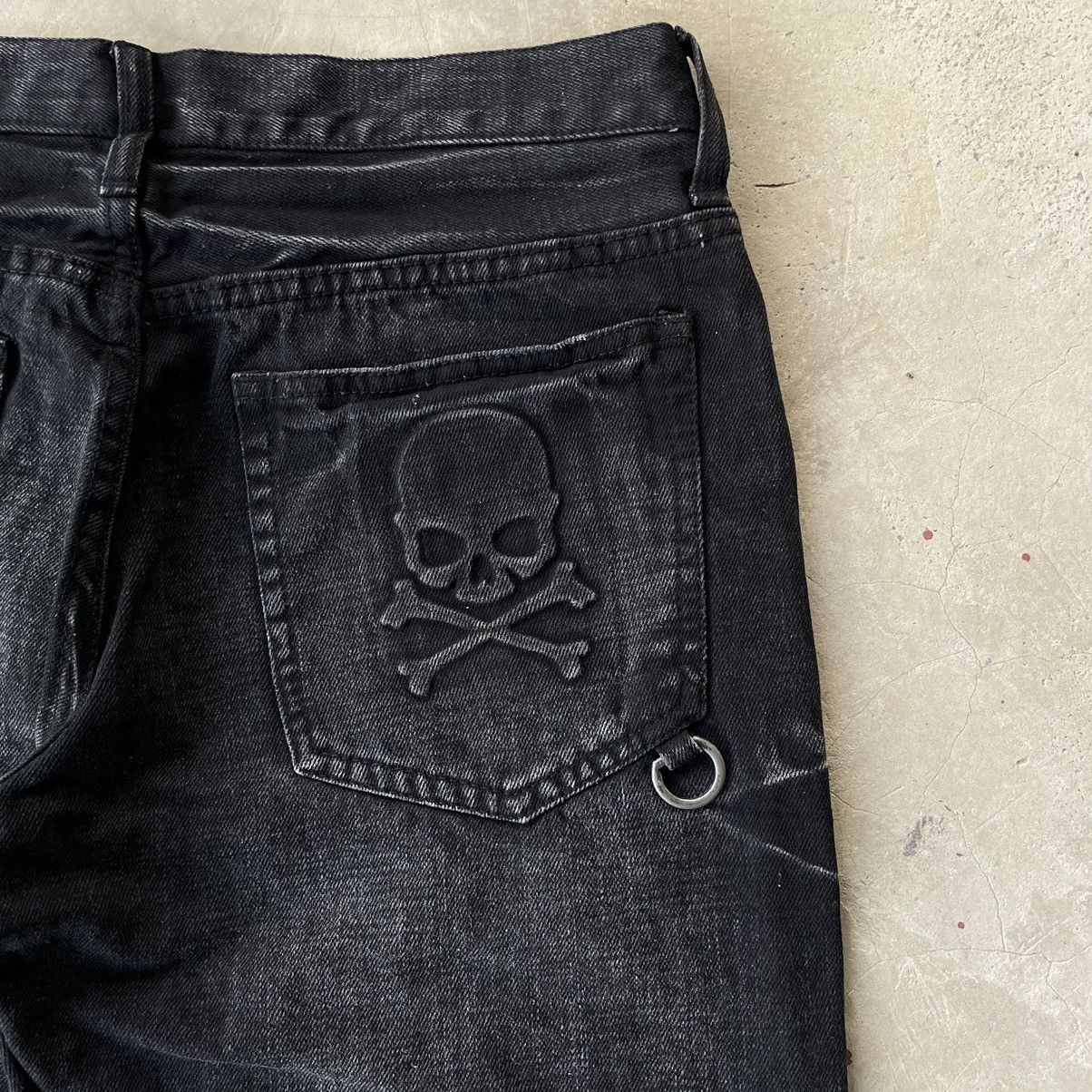 Le Grande Bleu (L.G.B.) IN THE ATTIC ARCHIVE GOTHIC PUNK CROSS POEM BLACK DENIM JEAN Size US 32 / EU 48 - 22 Thumbnail
