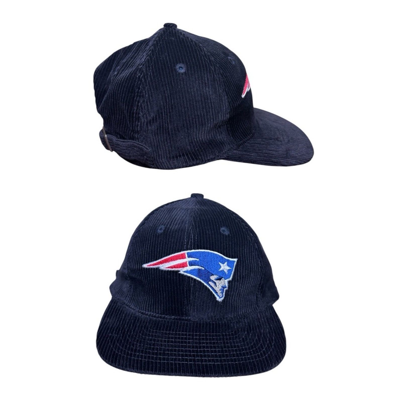 Logo Athletic Vintage Patriots Logo Athletic Corduroy Strapback Hat Size ONE SIZE - 1 Thumbnail