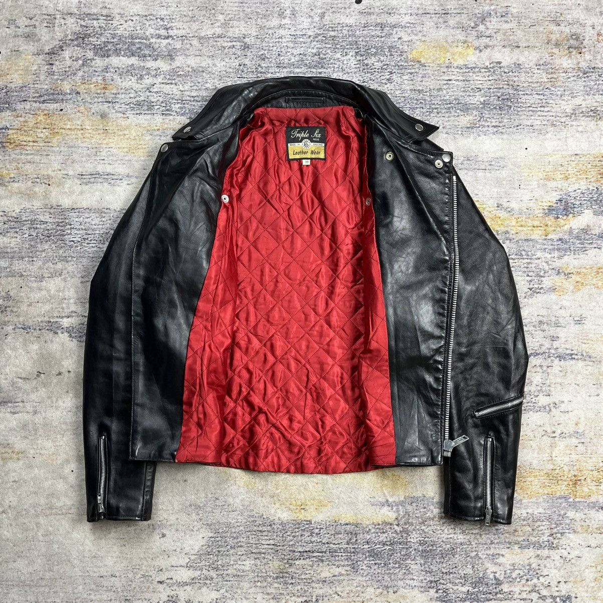 Isamu Katayama Backlash × Japanese Brand × Schott Archive Triple Six 666 double riders leather jacket Size US M / EU 48-50 / 2 - 9 Thumbnail