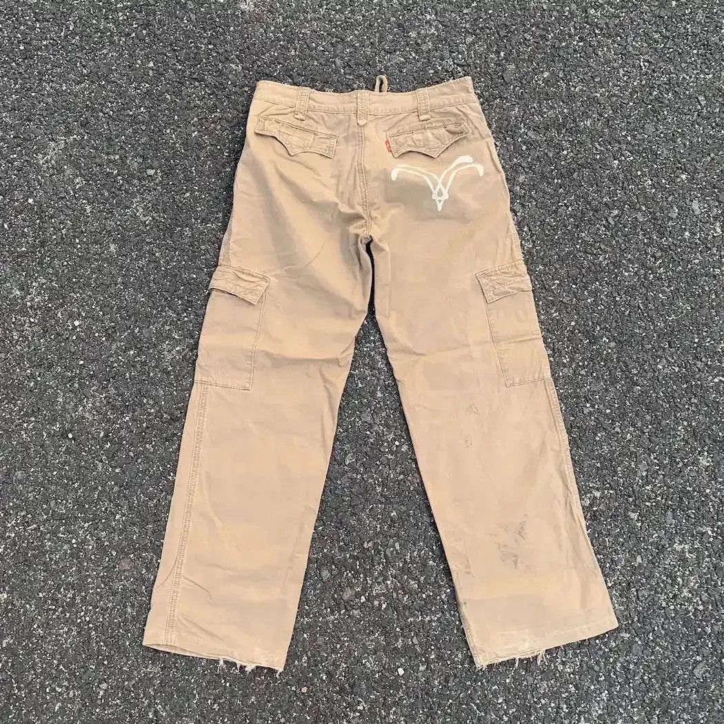 Levi's Vintage Clothing Levi’s Utility Faded Tactical Cargo Levis Easy Pants Size US 30 / EU 46 - 10 Thumbnail