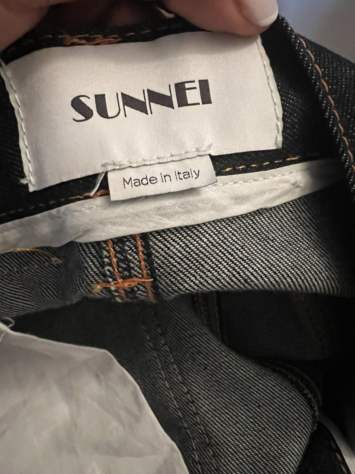 Sunnei Sunnei Navy Cargo jeans Size 27" / US 4 / IT 40 - 8 Thumbnail