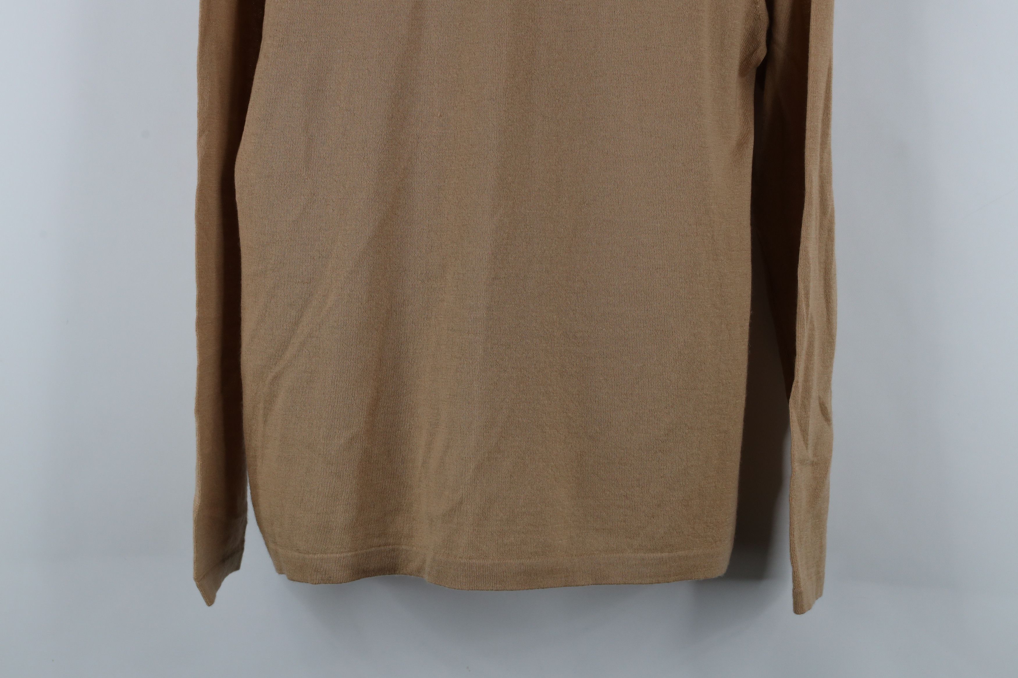 Neiman Marcus × Vintage Vintage Neiman Marcus Lightweight Cashmere Sweater Beige Size L / US 10 / IT 46 - 3 Thumbnail