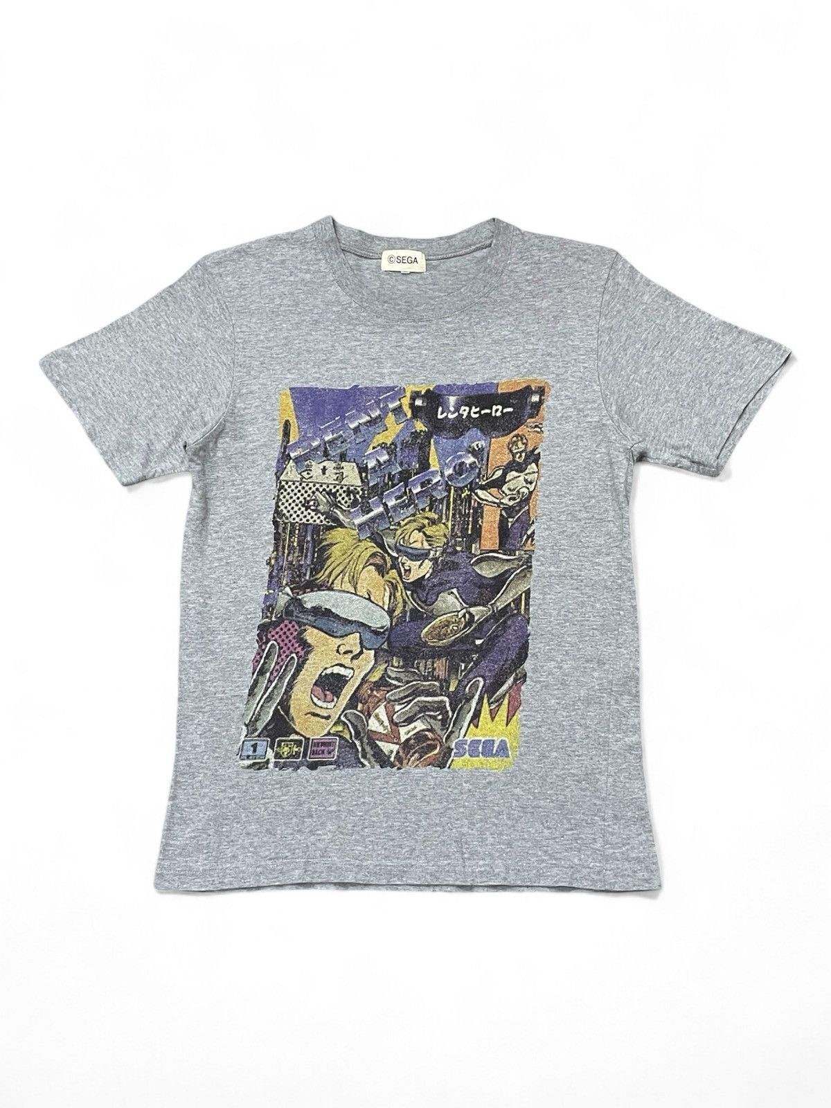 Nintendo × Playstation × Vintage Vintage Rent A Hero Sega Mega Drive Console Promo Tshirt Size US S / EU 44-46 / 1 - 1 Thumbnail