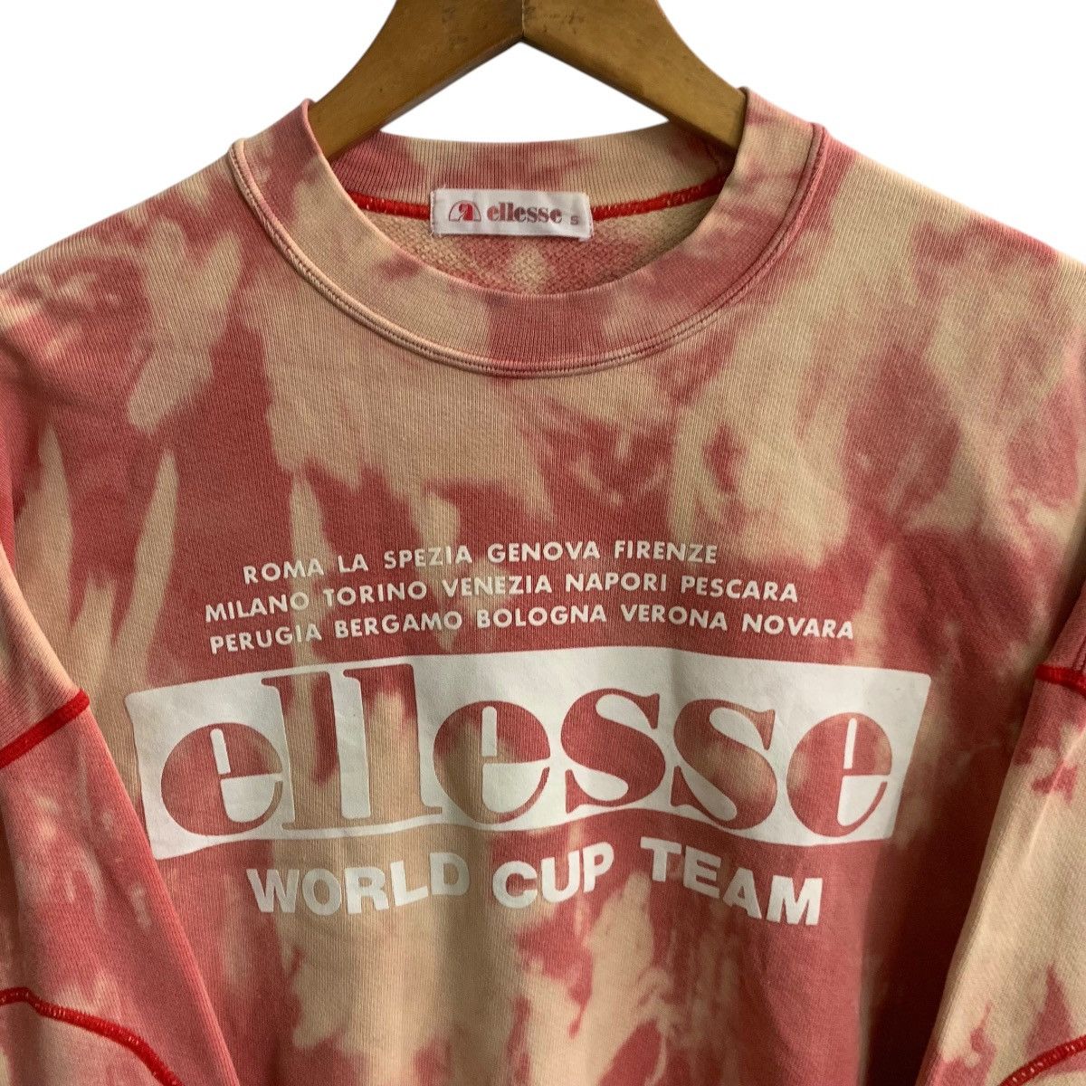 Ellesse × Vintage Vintage Ellesse Sweatshirt Tye Dye Rare Small Size US S / EU 44-46 / 1 - 2 Thumbnail