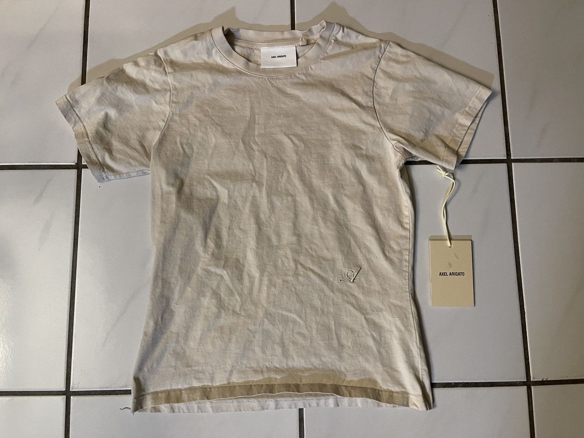 Axel Arigato Axel Arigato Signature Slim T Shirt Size Medium Pale Beige Size M / US 6-8 / IT 42-44 - 1 Thumbnail