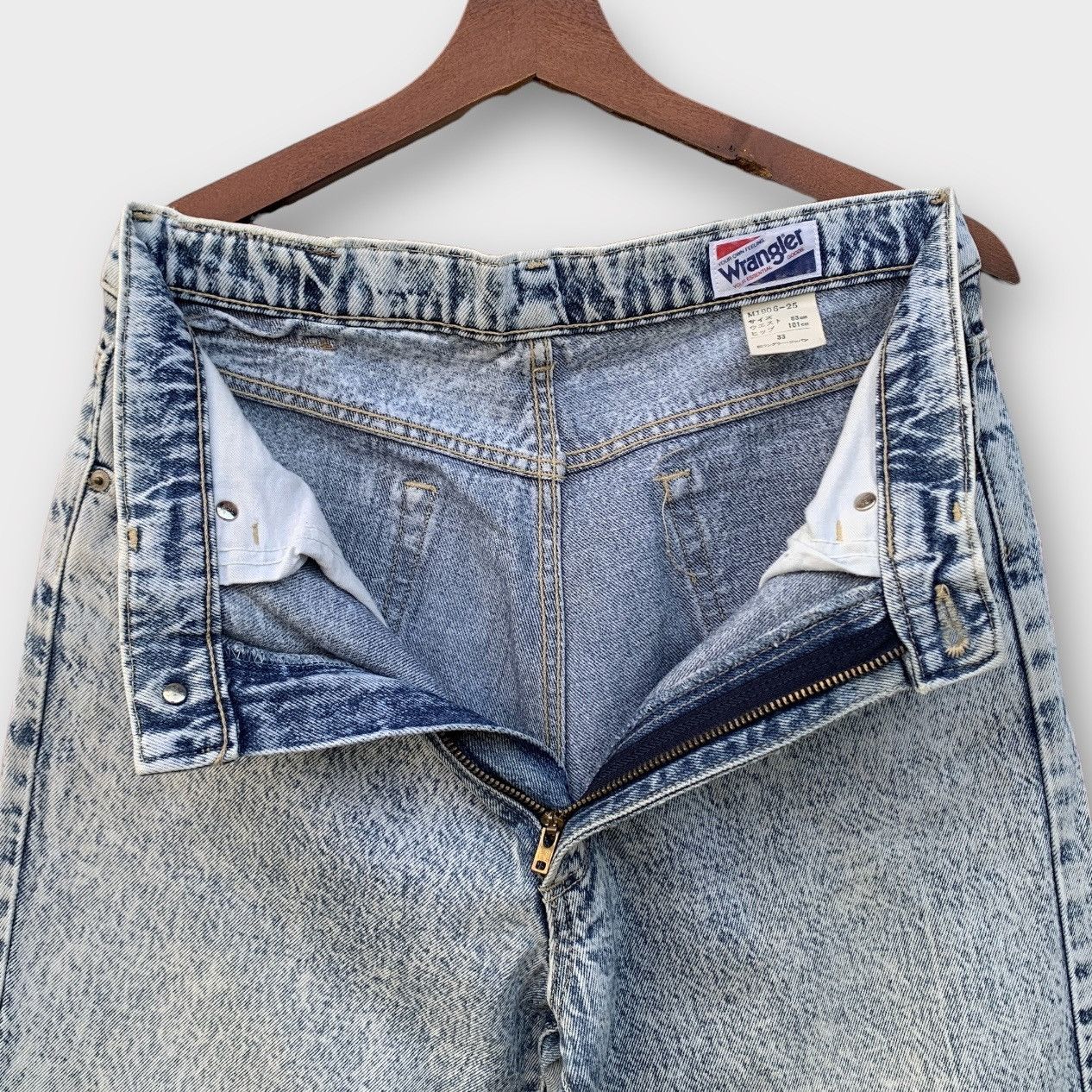 Wrangler Vintage Wrangler X Valvoline Acid Wash Jeans Pant Size US 32 / EU 48 - 3 Thumbnail