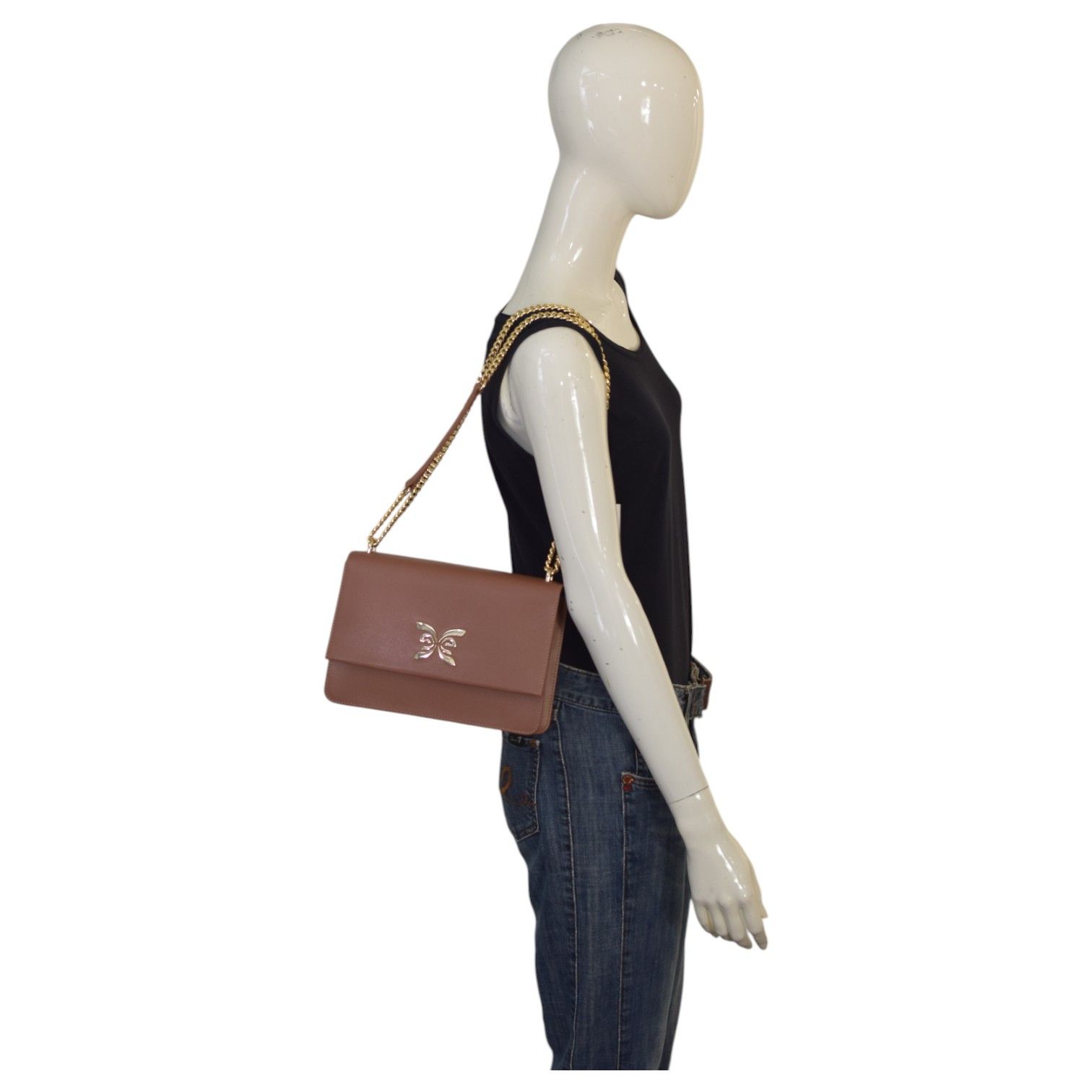 Ungaro Paris NWT Ungaro Caramel brown leather shoulder or crossbody bag Size ONE SIZE - 2 Thumbnail