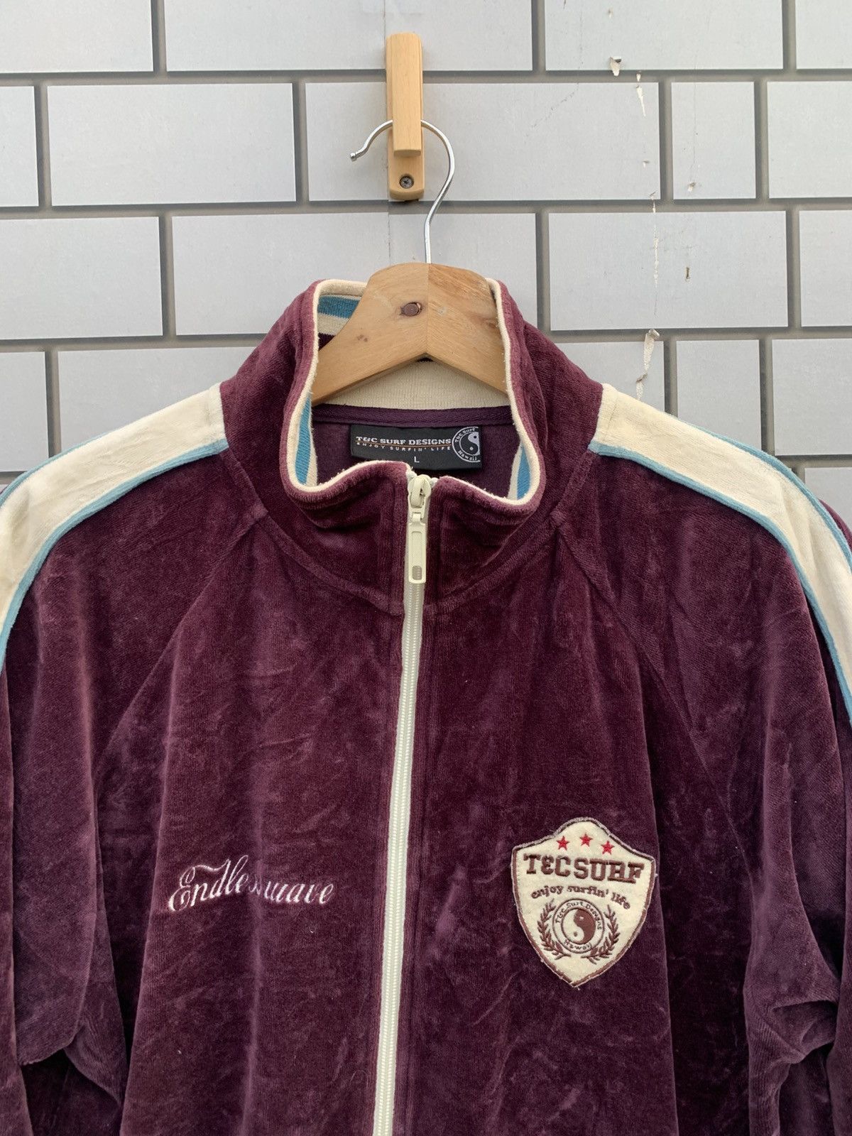 Vintage Vintage Japanese Brand T&C Surf Designs Velvet Jacket Size US L / EU 52-54 / 3 - 3 Thumbnail