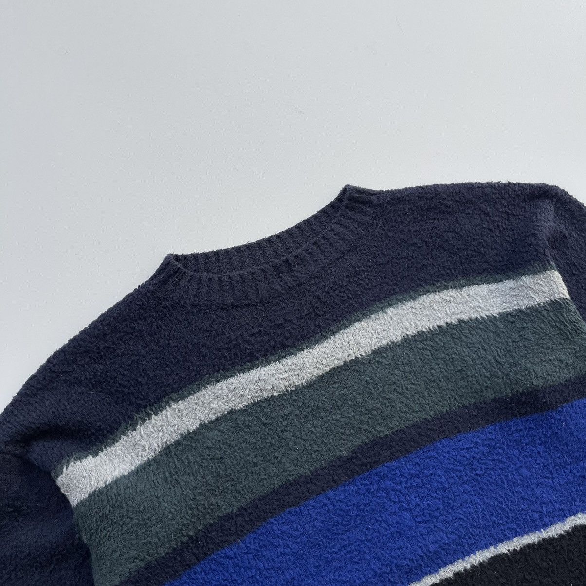 Japanese Brand × Sacai Sacai Resort 2017 Cotton Knit Sweater Unisex Colorblock Rare Size US L / EU 52-54 / 3 - 2 Thumbnail
