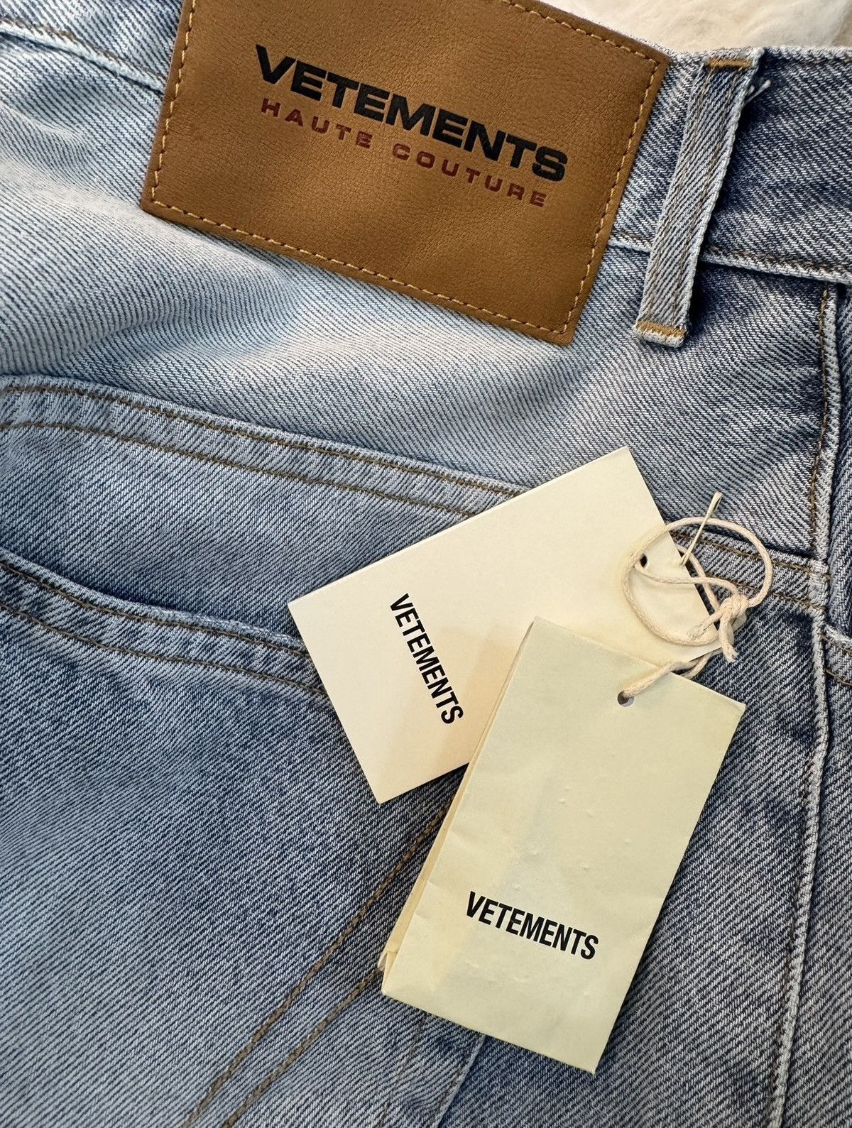 Vetements Vetements distressed baggy jeans 23ss Size US 32 / EU 48 - 3 Thumbnail
