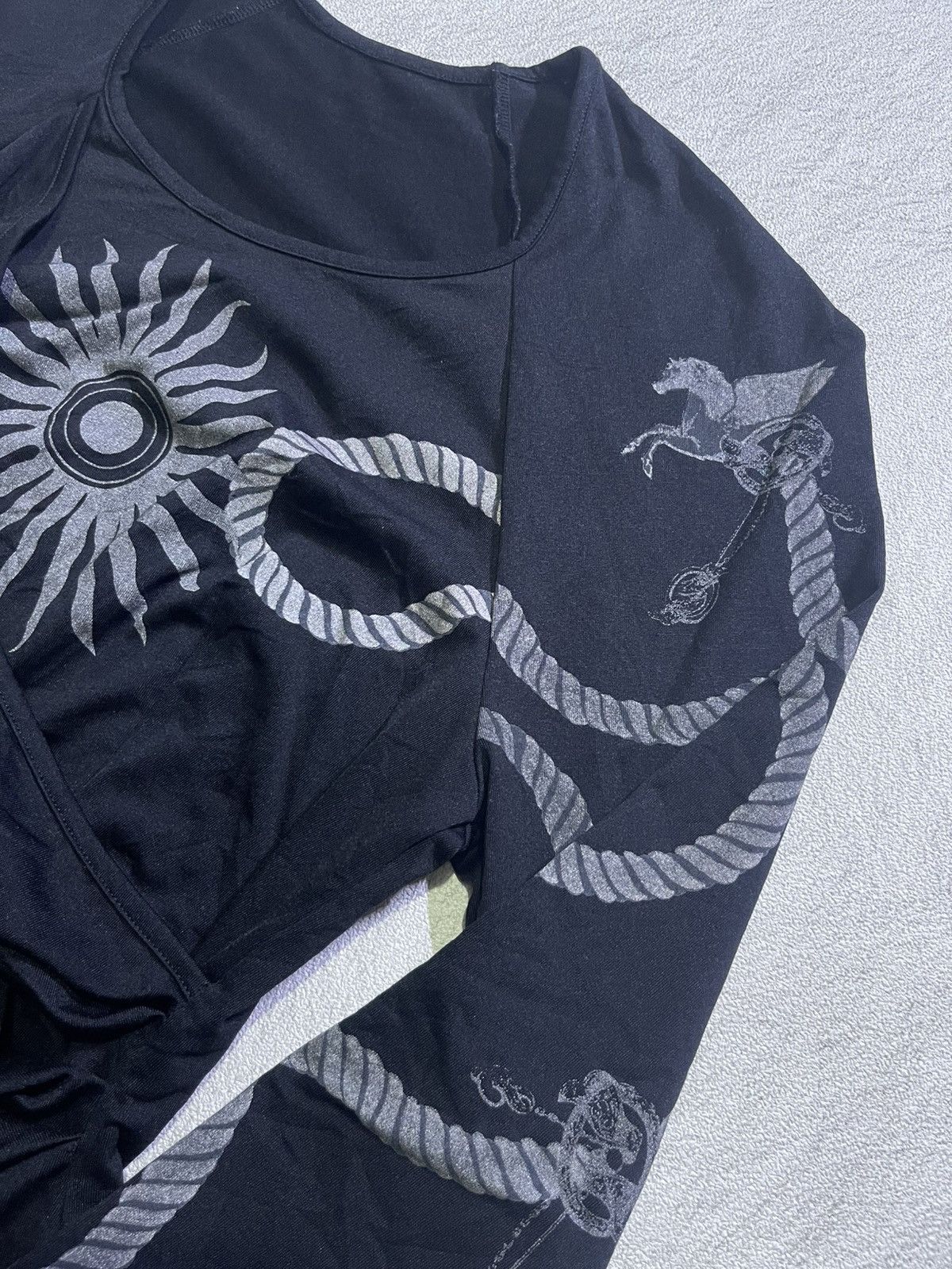 Hysteric Glamour Y2K LONG SLEEVE TSHIRT MOTIF IFSIX WASNINE STYLE Size US M / EU 48-50 / 2 - 4 Thumbnail
