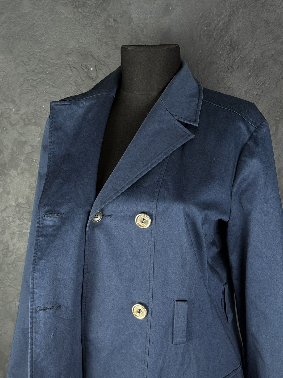 Versace Vintage Versace Jeans Couture 90s Trench Coat jacket Size L / US 10 / IT 46 - 12 Thumbnail