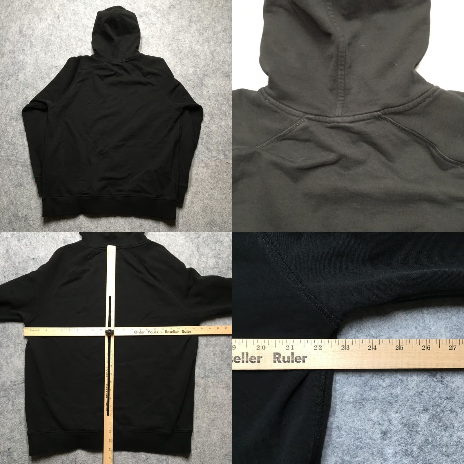 Vintage Evil Bicycle Company Hoodie Men L Black Pullover Performance Terry Stretch Logo Pattern Solid Shirt Mens Size US L / EU 52-54 / 3 - 8 Thumbnail