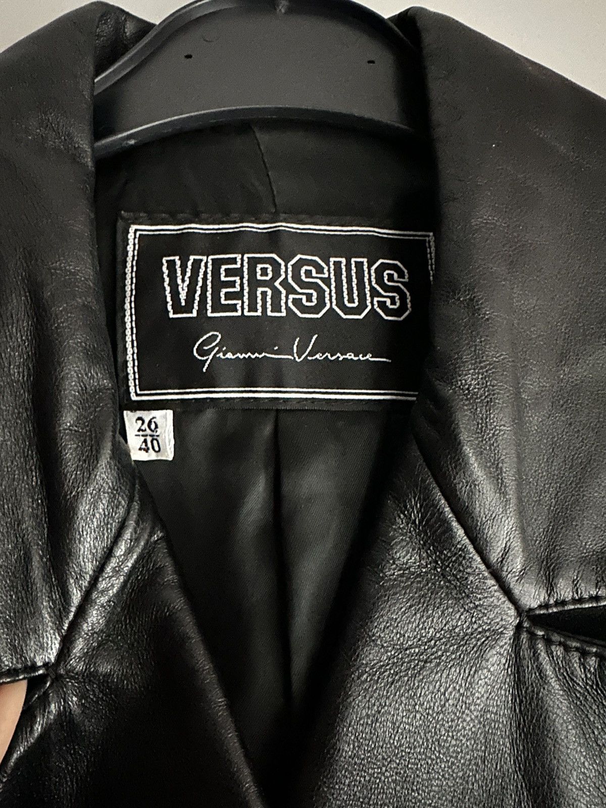 Versace × Versus × Versus Versace Leather Jacket Size S / US 4 / IT 40 - 1 Thumbnail