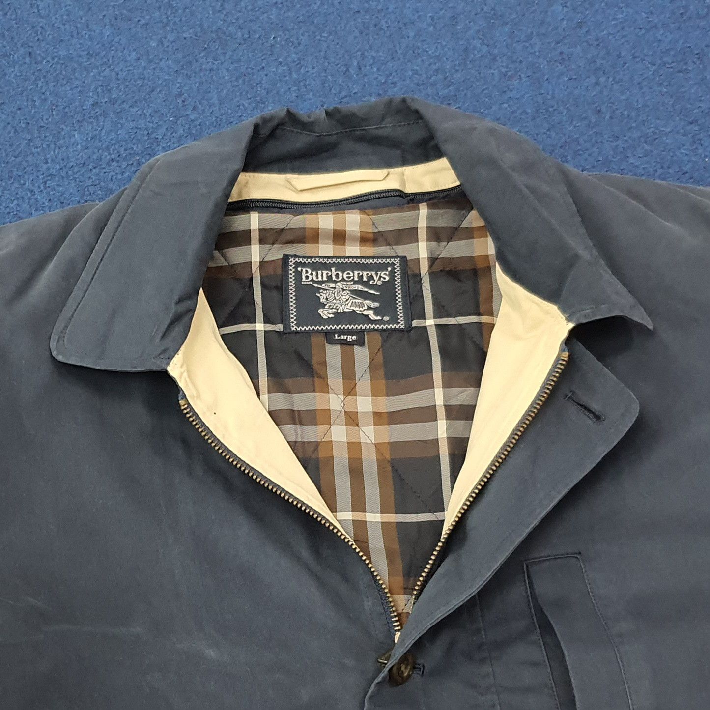 Burberry Vintage Burberrys Designer Custom Logo Jacket C246N25 Size US L / EU 52-54 / 3 - 6 Thumbnail