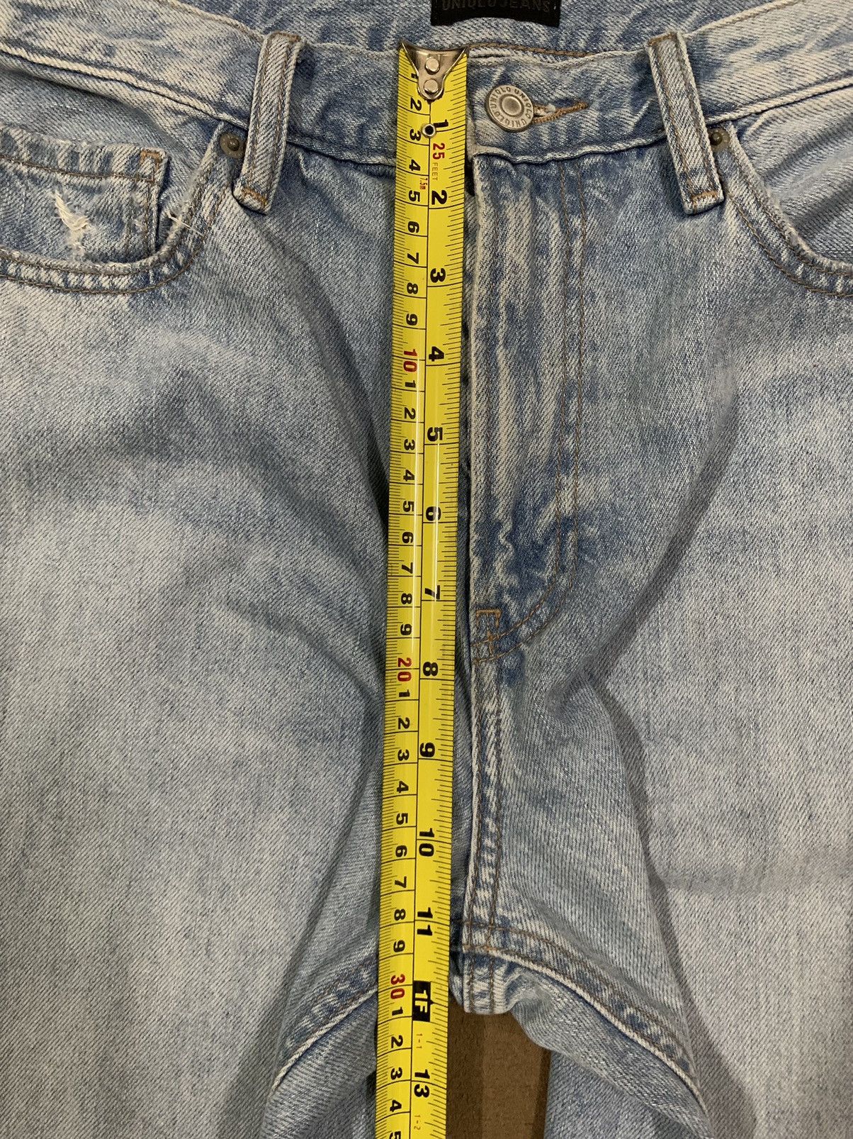 Undercover × Uniqlo Vintage Uniqlo Faded Straight Leg Distressed Grunge Jeans Size US 27 - 15 Thumbnail