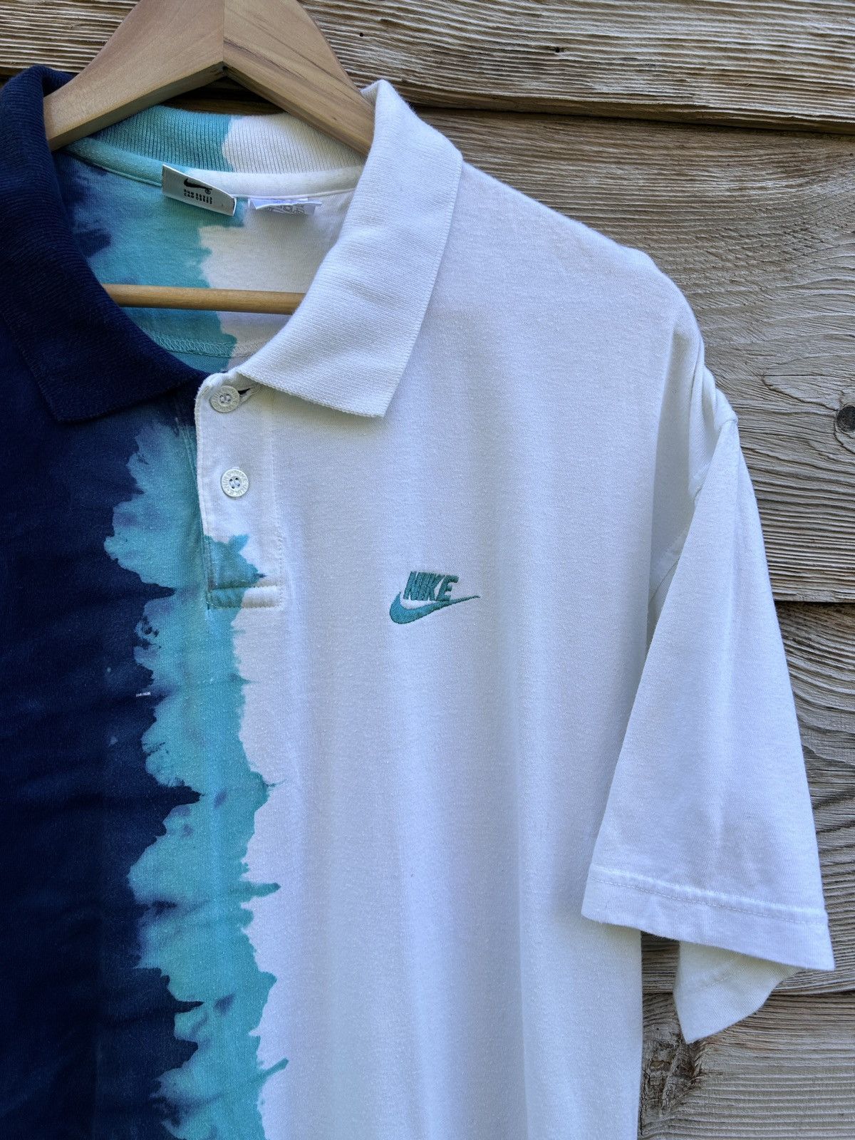 Nike 90s Vintage Challenge Court Nike Andre Agassi Dye Polo Shirt Size US M / EU 48-50 / 2 - 2 Thumbnail
