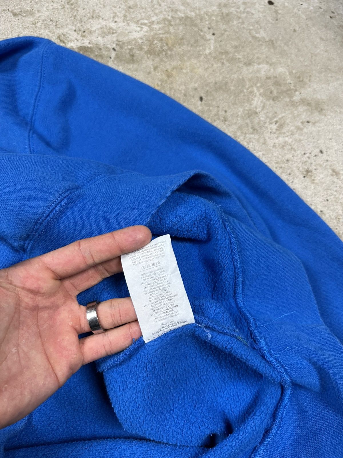 Huf HUF Cereal Killer Blue Hoodie Sweatshirt Big Logo Size US XXL / EU 58 / 5 - 13 Thumbnail