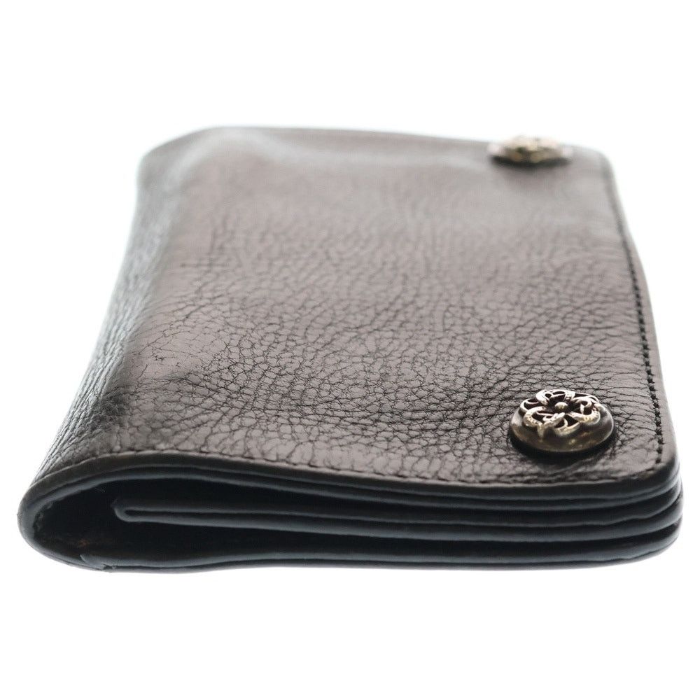 Chrome Hearts Chrome Hearts Celtic Button Leather Wallet Black Size ONE SIZE - 3 Thumbnail