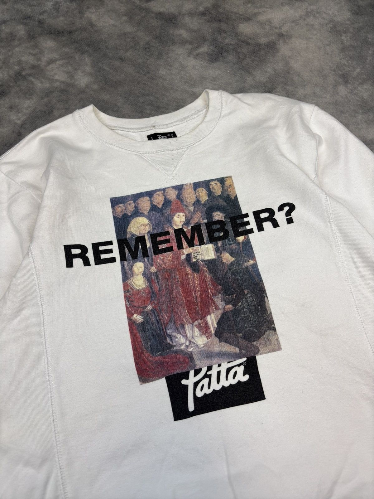 Japanese Brand Patta Remember avant garde Streetwear Sweatshirt Crewneck Size US M / EU 48-50 / 2 - 2 Thumbnail