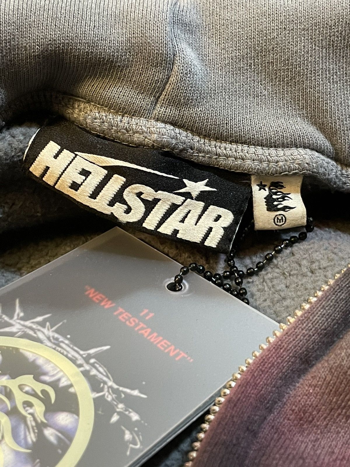 HELLSTAR Hellstar Airbrushed Zip Up Hoodie - Pink Classic Logo Size US M / EU 48-50 / 2 - 8 Thumbnail