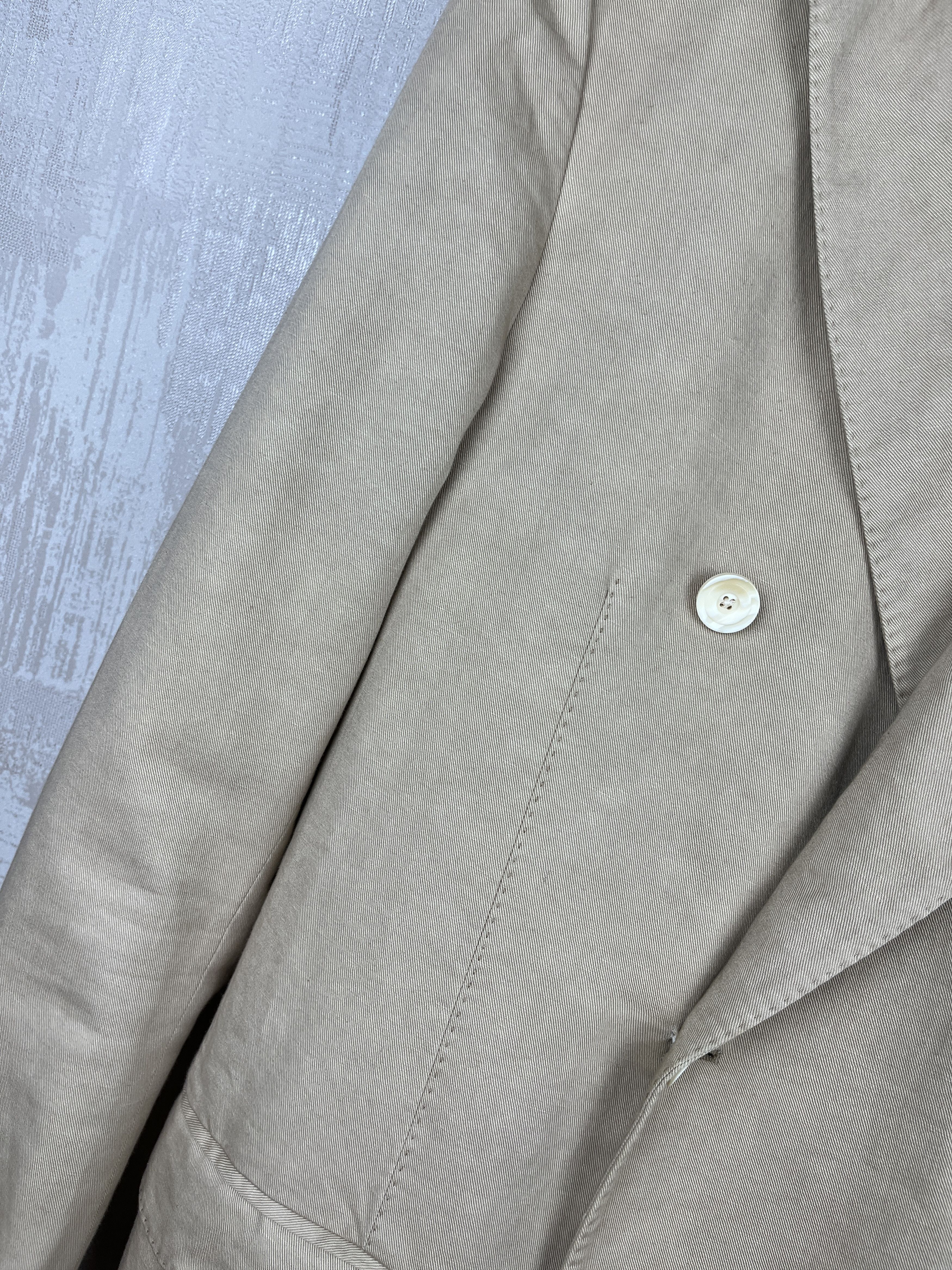 Messagerie Messagerie Double Breasted Blazer Cotton Linen Size 50 Size US M / EU 48-50 / 2 - 12 Thumbnail