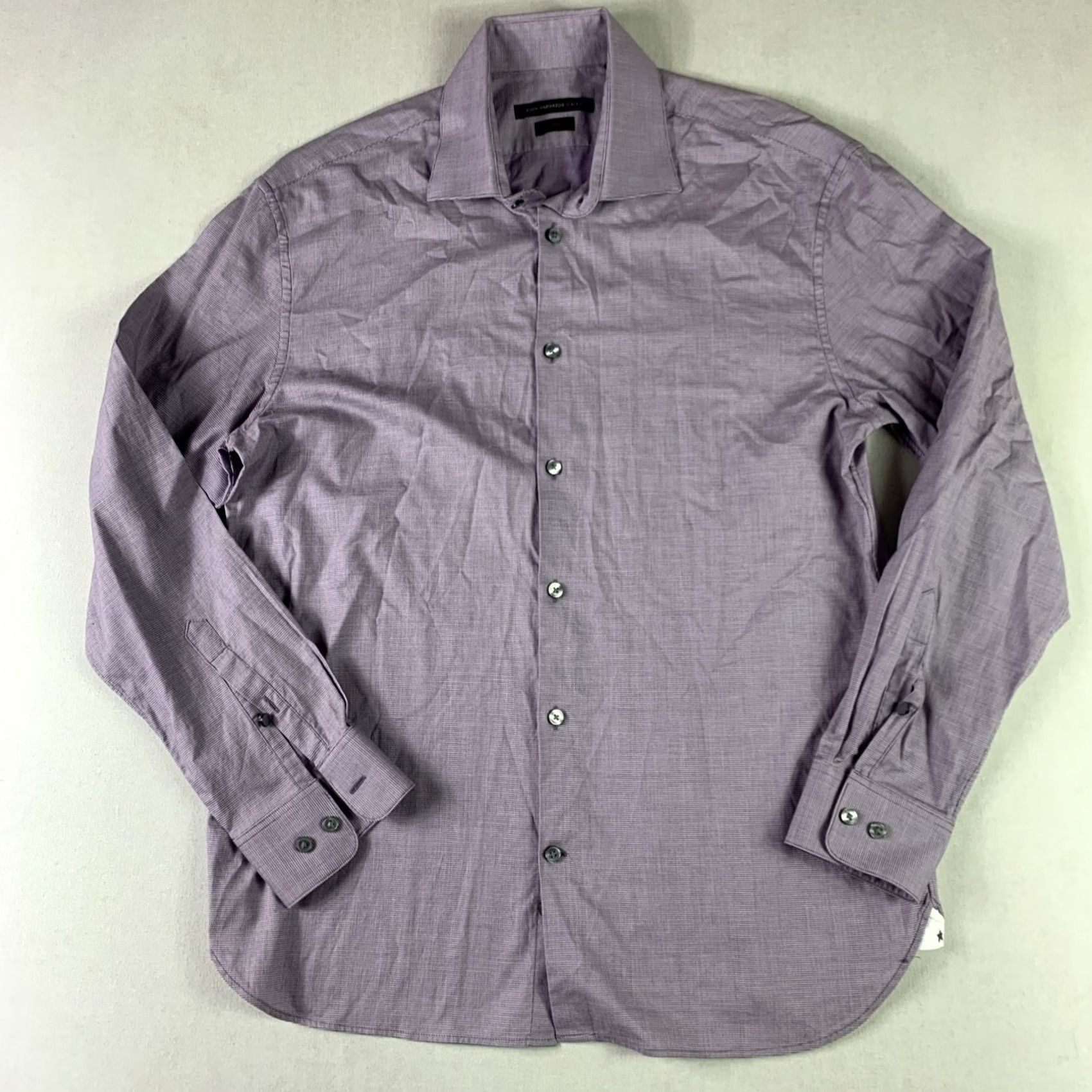 John Varvatos john Varvatos USA Slim Fit Shirt Men 16 32/33 Long Sleeve Button-Up Purple Size US L / EU 52-54 / 3 - 3 Thumbnail