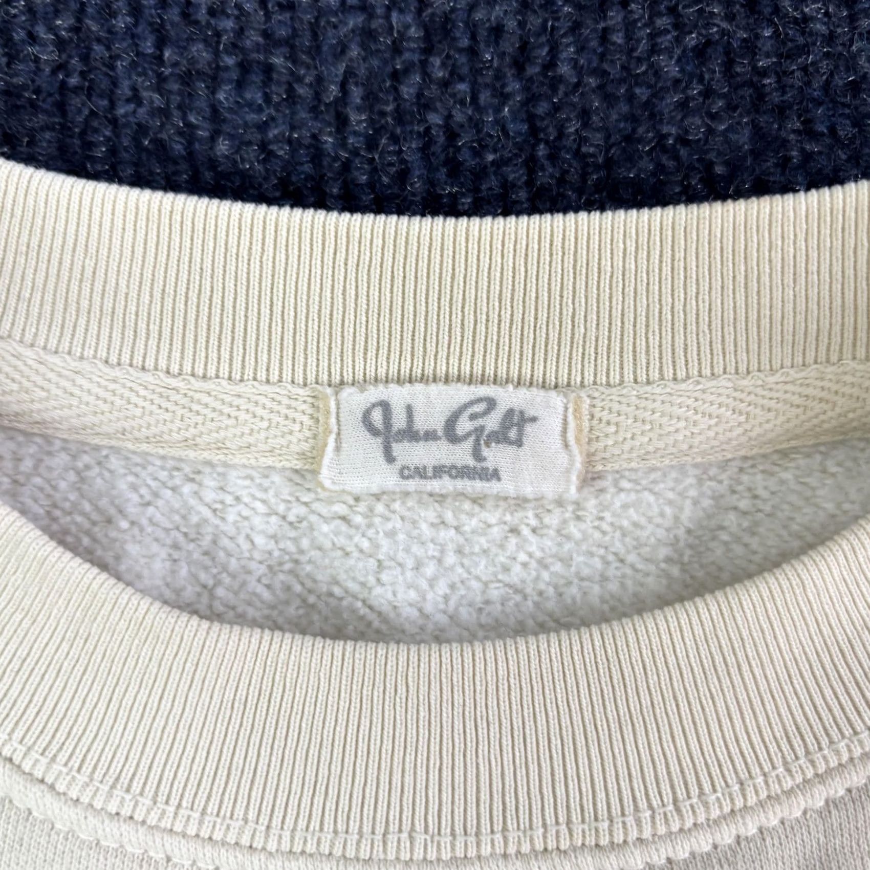 Vintage John Galt Sweatshirt Womens One Size Beige New York Graphic Crewneck Pullover Size ONE SIZE - 3 Thumbnail