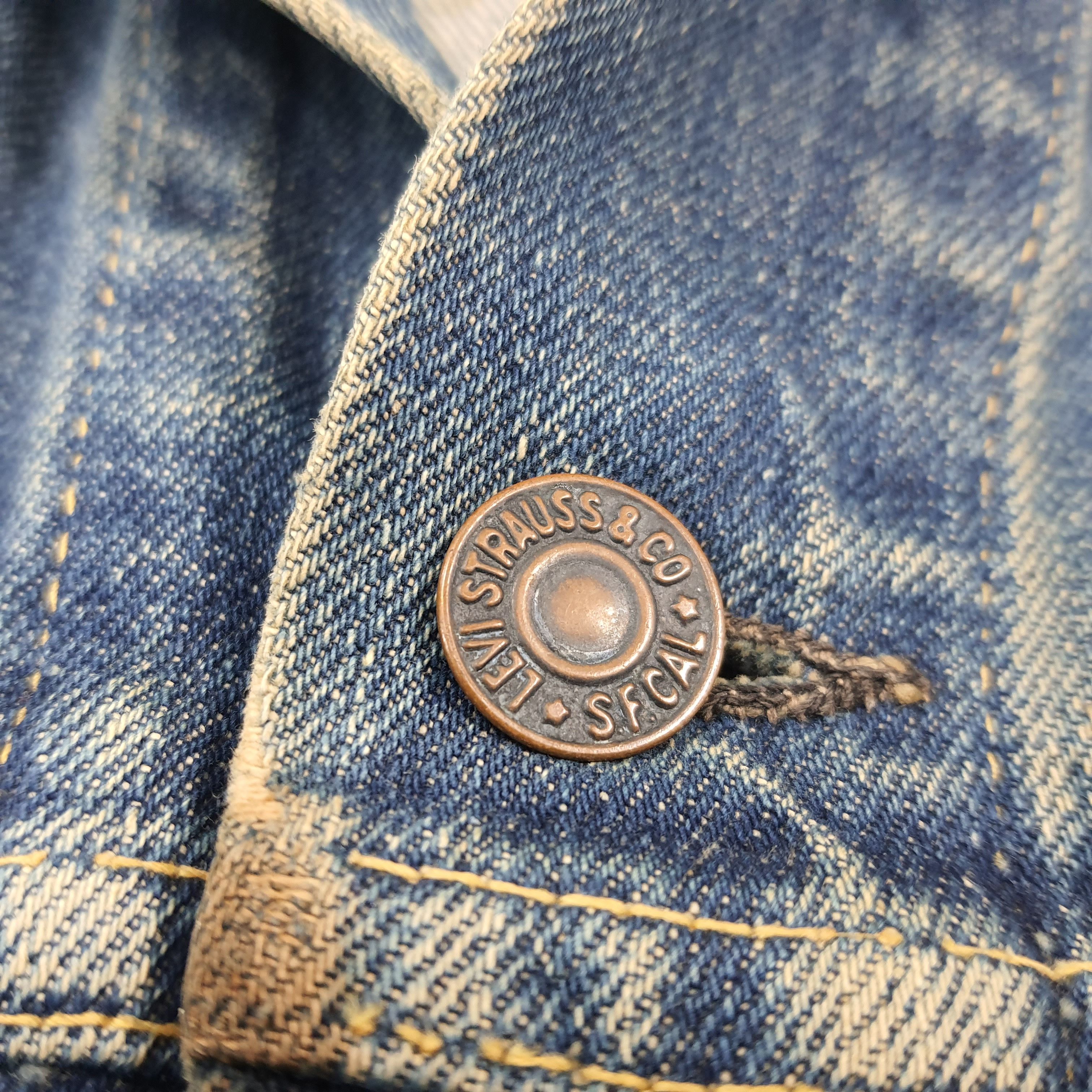 Levi's × Vintage Vintage Levi's Art Denim Vest Jacket Size US S / EU 44-46 / 1 - 6 Thumbnail