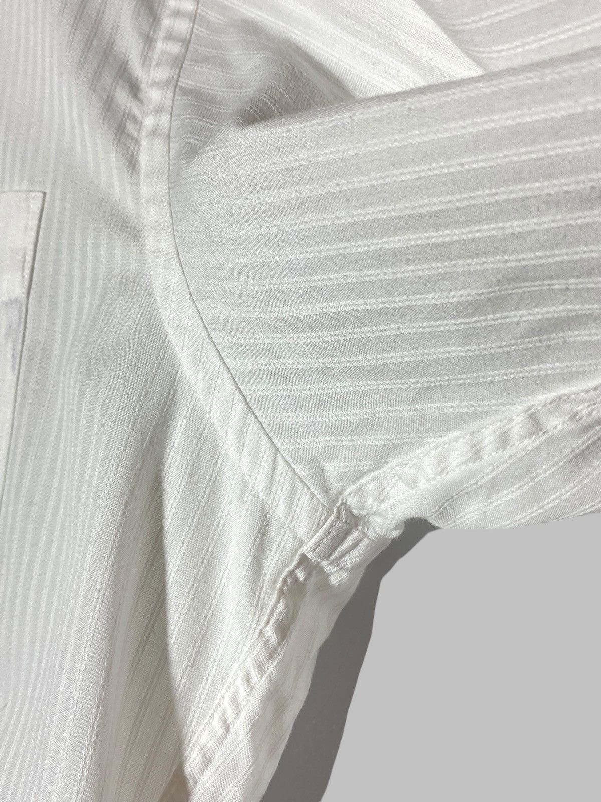 Christian Dior Monsieur Vintage 90s Christian Dior Monsieur White Striped Shirt Size US L / EU 52-54 / 3 - 10 Thumbnail