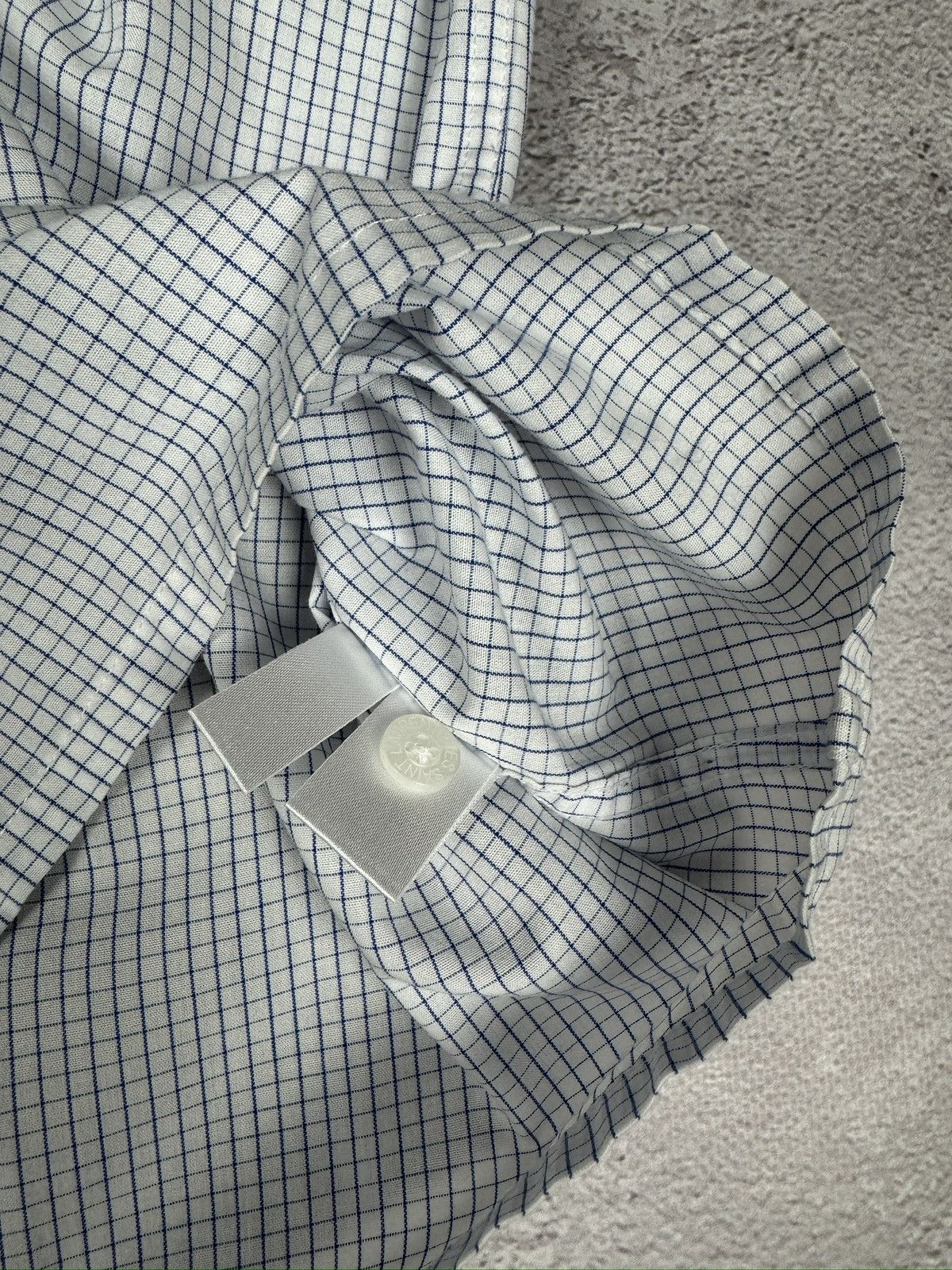 Yves Saint Laurent Vintage Yves Saint Laurent Short Sleeve Checkered Shirt Logo Size US M / EU 48-50 / 2 - 7 Thumbnail