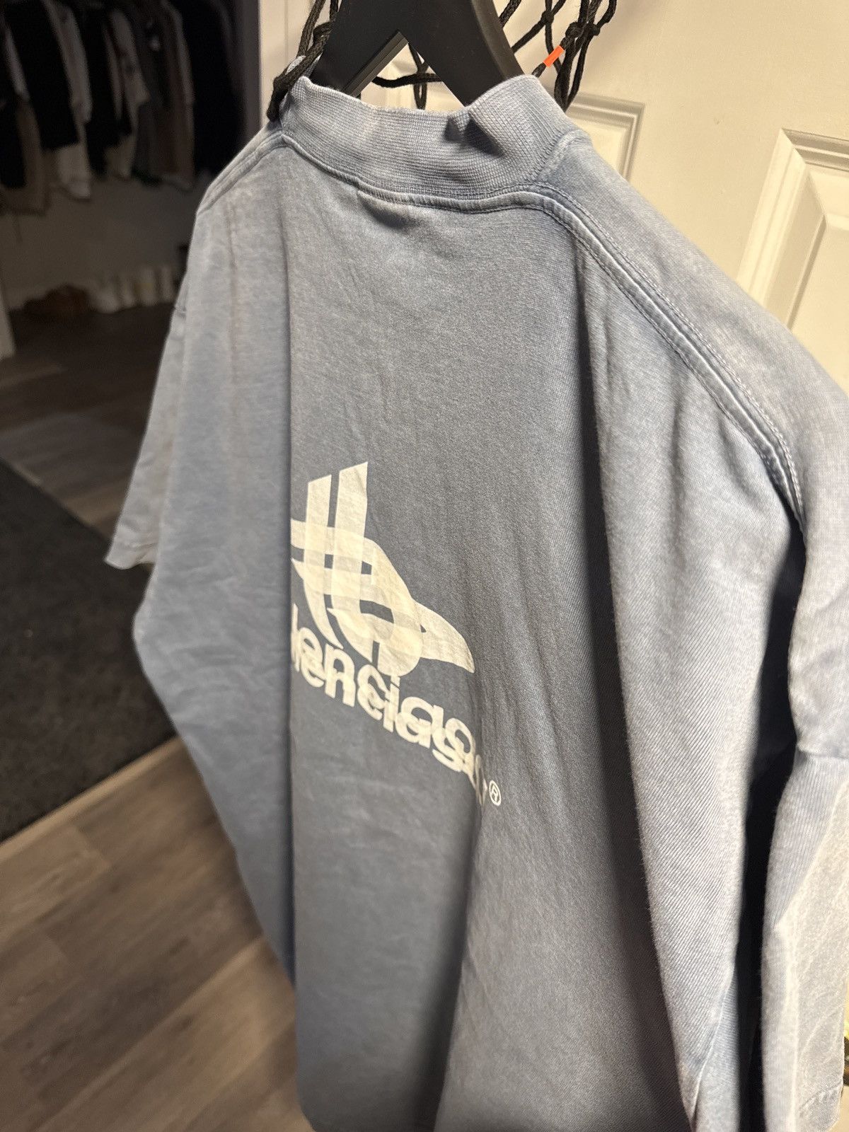 Balenciaga BALENCIAGA Rervese Logo Cotton Tee Size US XL / EU 56 / 4 - 6 Thumbnail