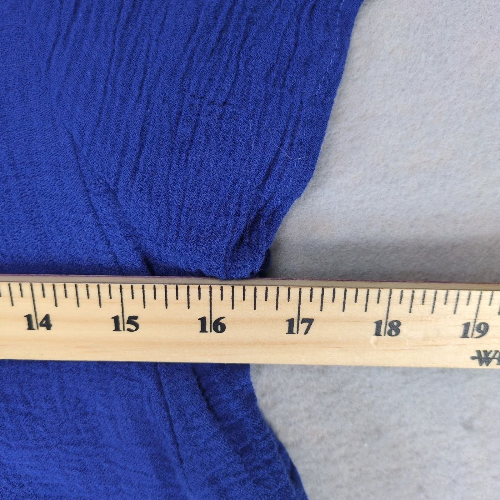 Other Soft Surroundings Cotton Gauze A-Line Dress Sz PXS V-Neck Size XS / US 0-2 / IT 36-38 - 3 Thumbnail