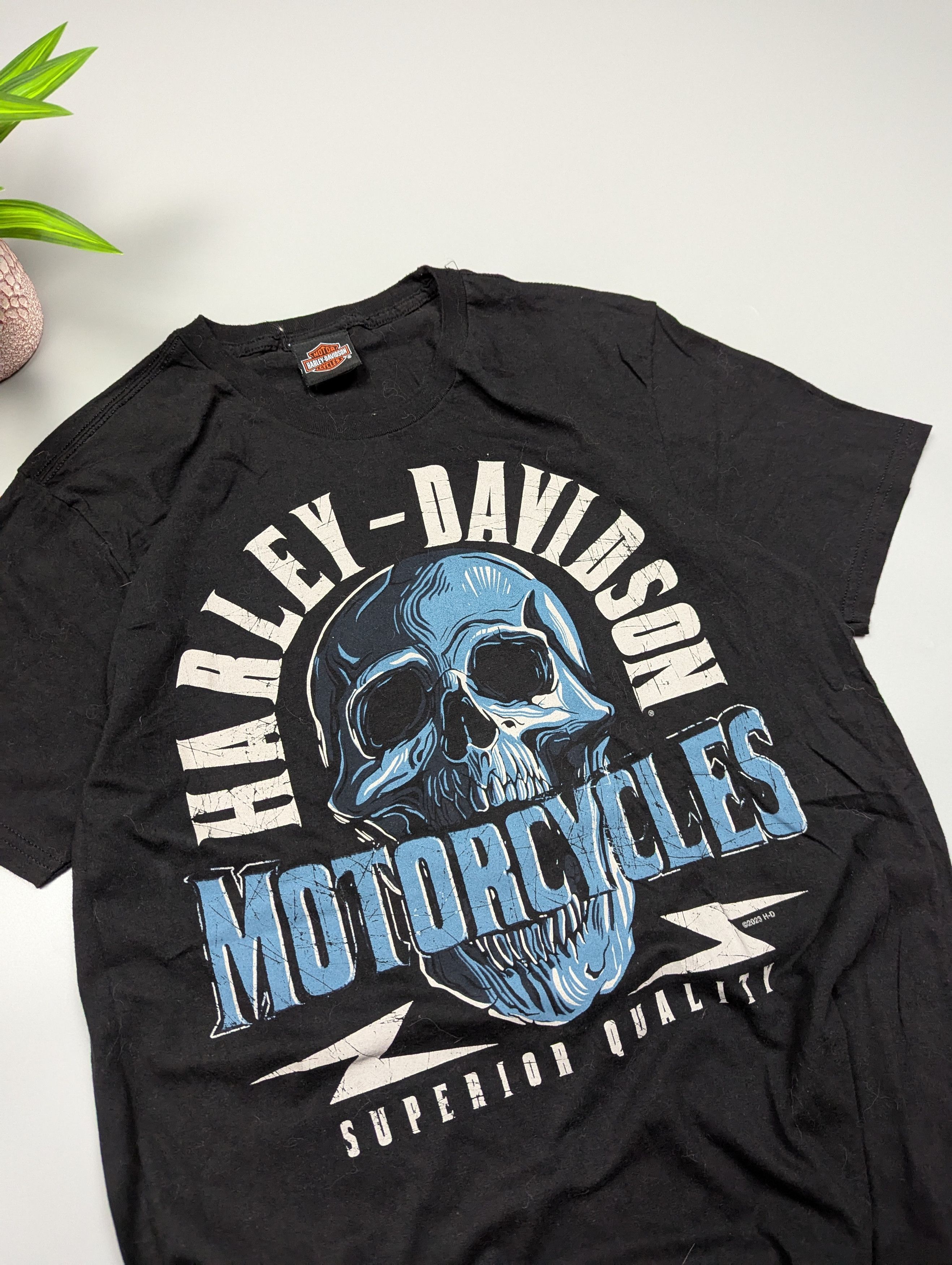 Harley Davidson Y2K Harley-Davidson Switzerland Statue Tee Men's L Black Size US L / EU 52-54 / 3 - 5 Thumbnail