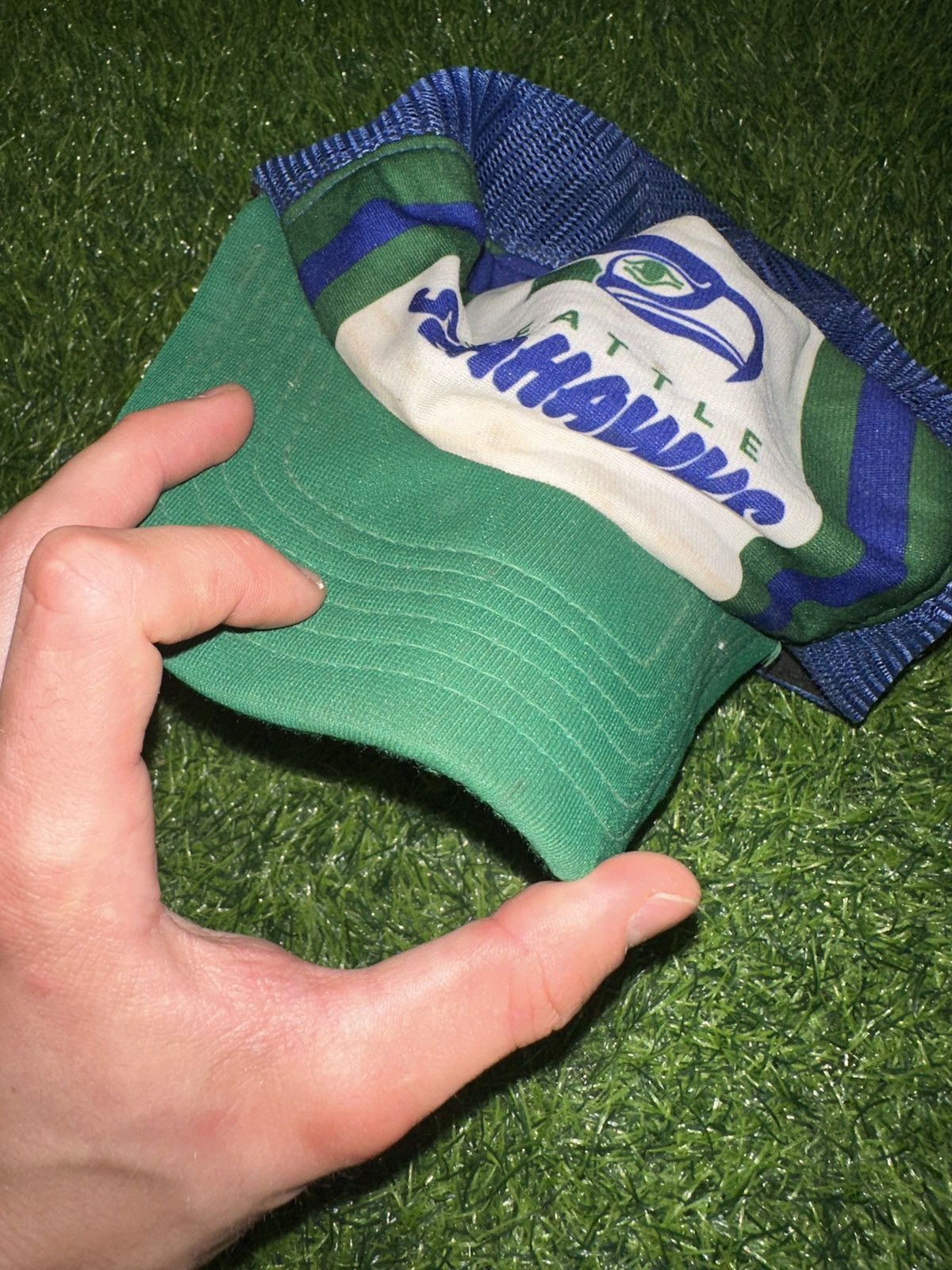 NFL Vintage nfl seattle seahawks adjustable hat Size ONE SIZE - 3 Thumbnail
