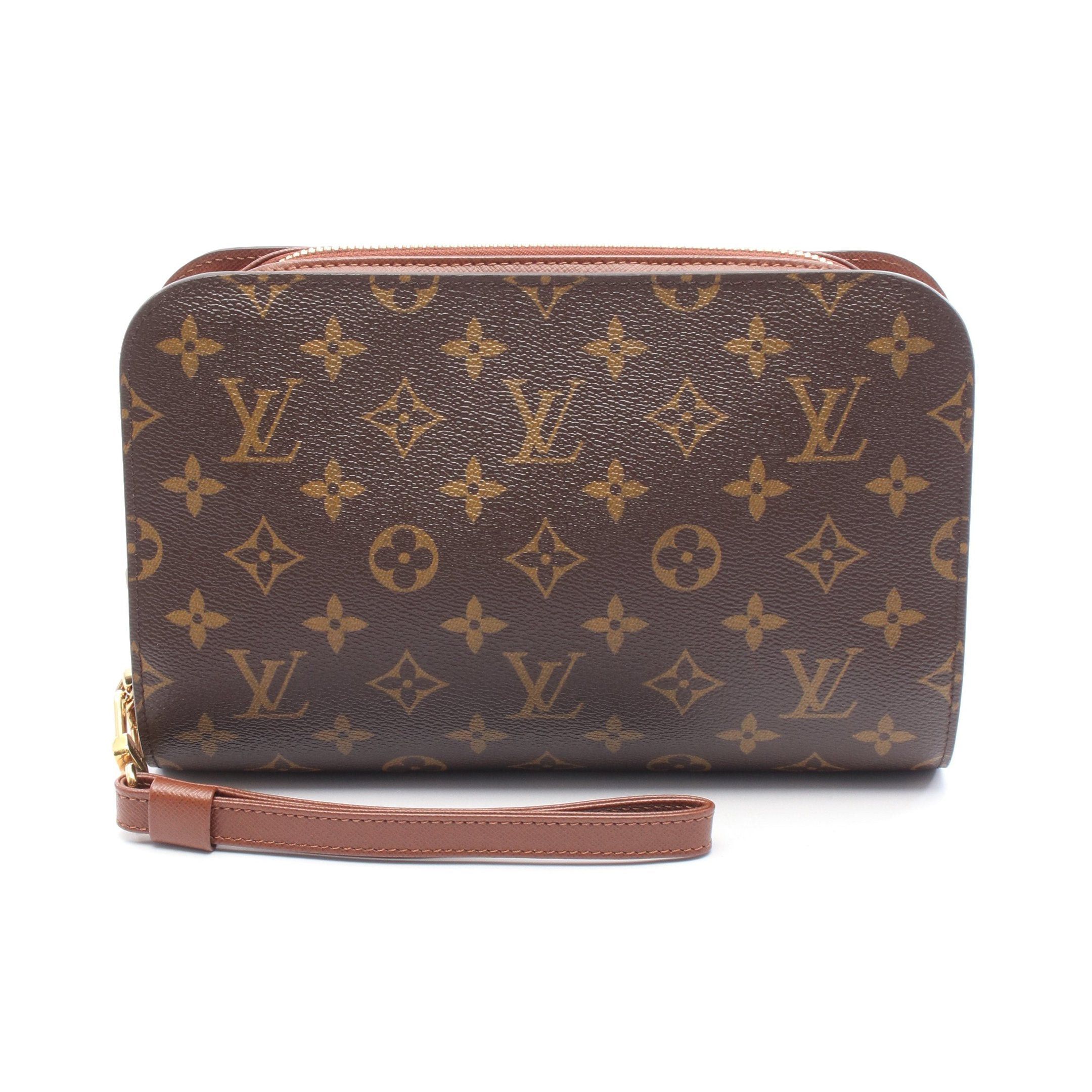 Louis Vuitton Louis Vuitton Orsay Monogram Clutch Bag Second Leather Brown Size ONE SIZE - 1 Thumbnail