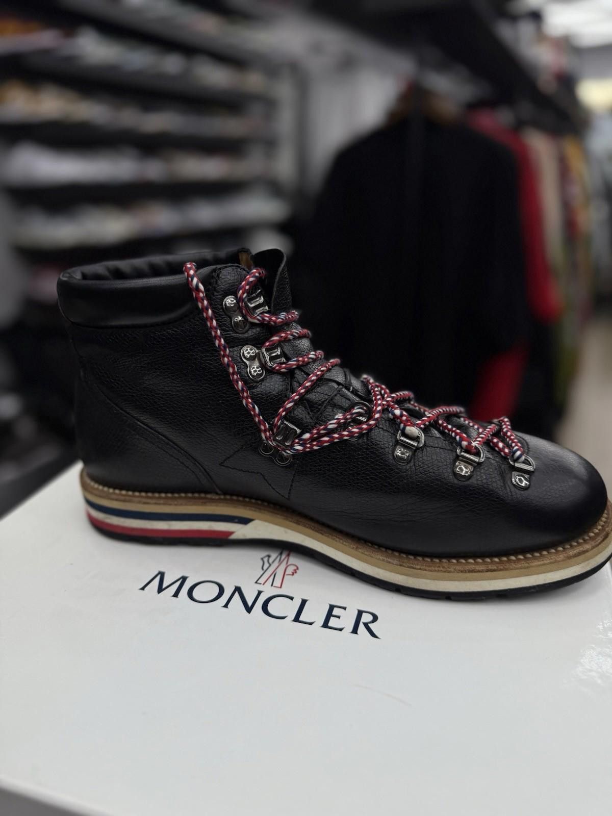 Moncler MONCLER Blanche Ankle Hiking Winter Boots Leather 44EU/11US Size US 11 / IT 41 - 9 Thumbnail