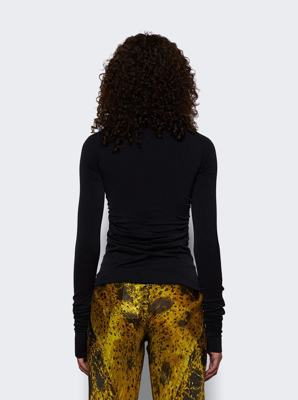 Rick Owens o1mle0426 Hollywood Bias Cut Pants in Yellow Size 30" / US 8 / IT 44 - 4 Thumbnail