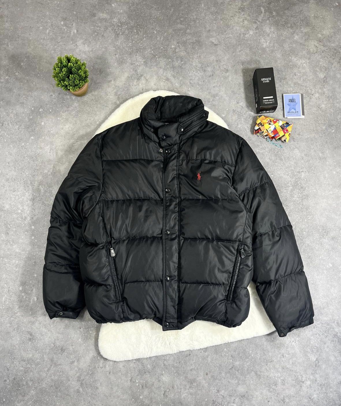 Polo Ralph Lauren × Ralph Lauren Polo Ralph Lauren Goose Down Jacket Winter Black Logo Size US L / EU 52-54 / 3 - 2 Thumbnail