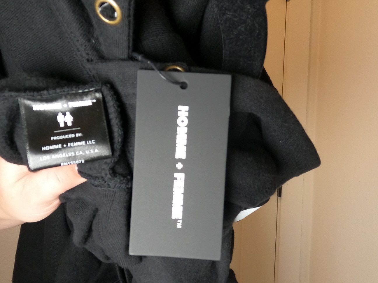 Homme + Femme La •NWT• HOMME + FEMME LA Black Money Sex Respect Hoodie Medium Size M / US 6-8 / IT 42-44 - 10 Thumbnail