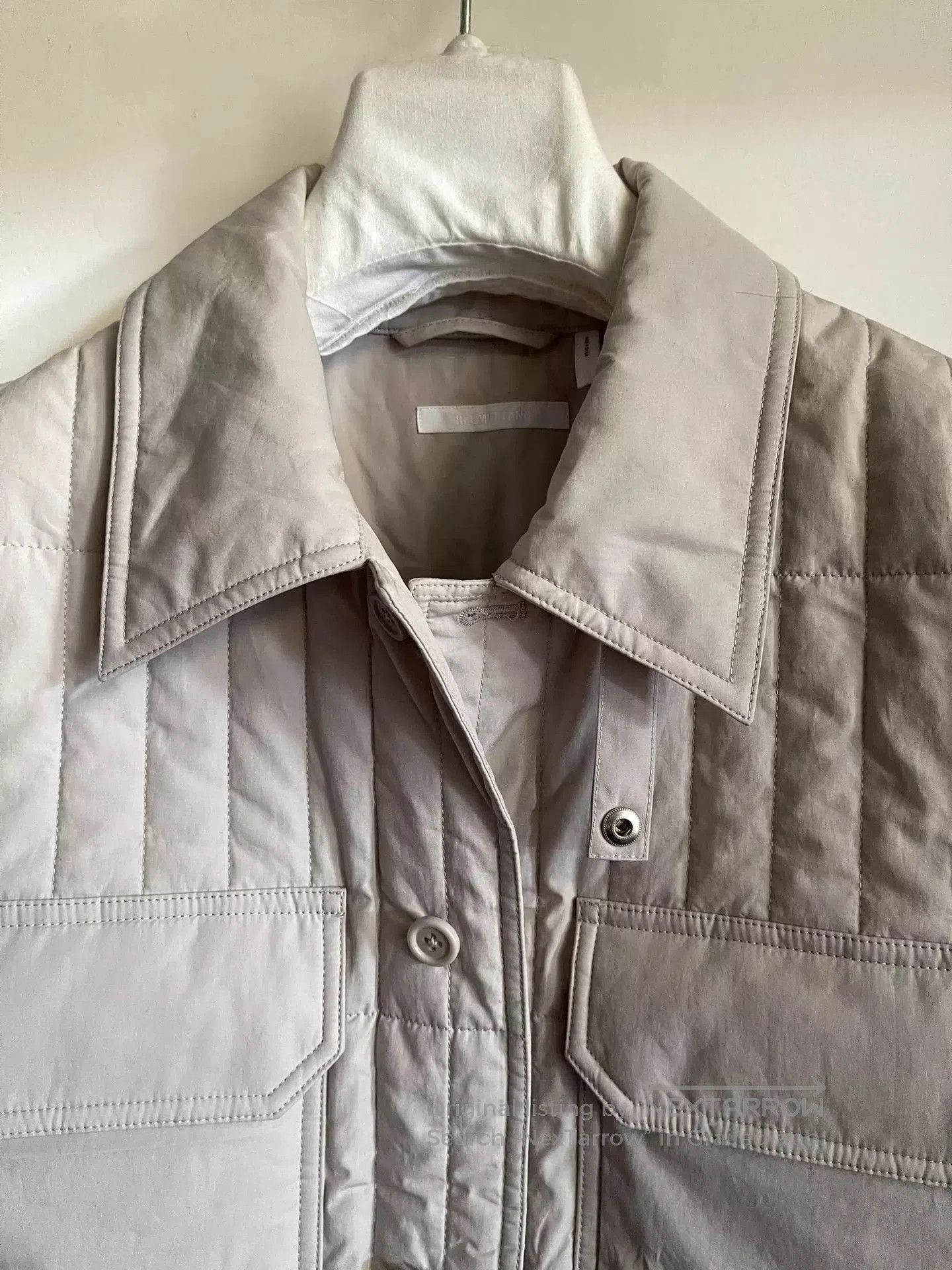 Helmut Lang Helmut Lang Striped cotton-padded jacket jacket. Size US L / EU 52-54 / 3 - 5 Thumbnail